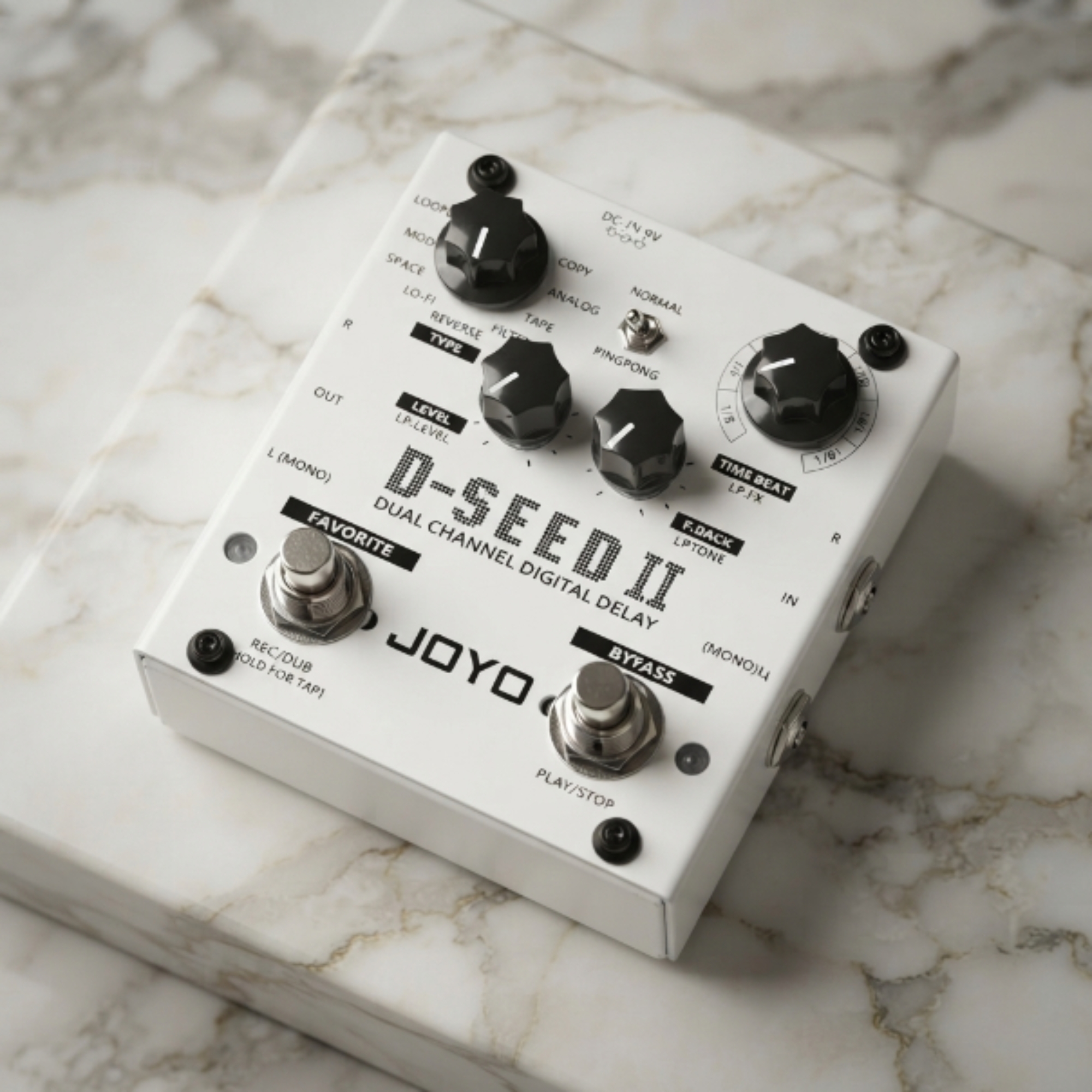 JOYO D-SEED II Dual Channel Digital Delay Pedal