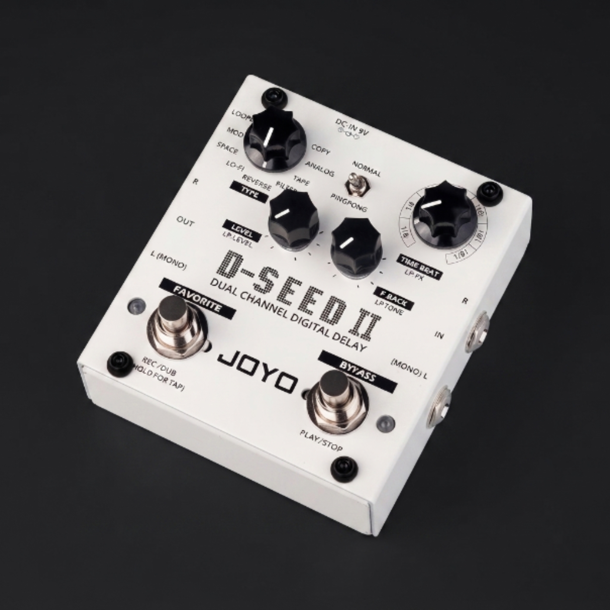 JOYO D-SEED II Dual Channel Digital Delay Pedal