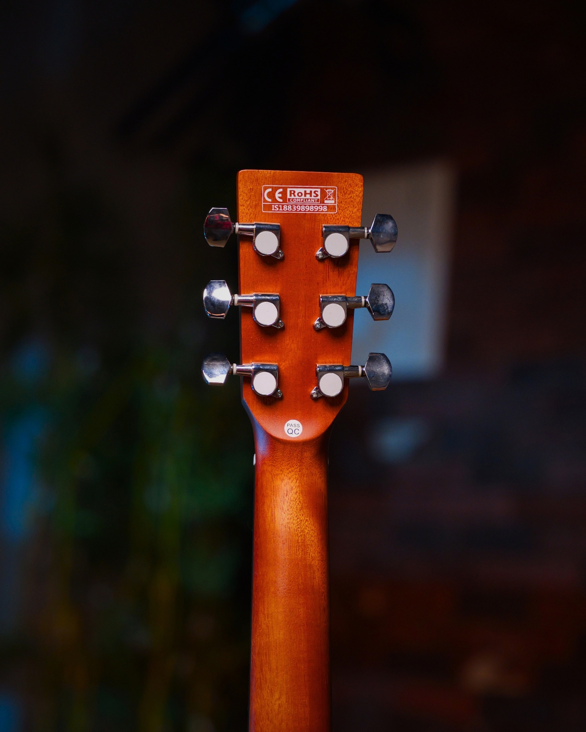 SQOE EA65 Vintage burst GA Solid Top Acoustic Guitar