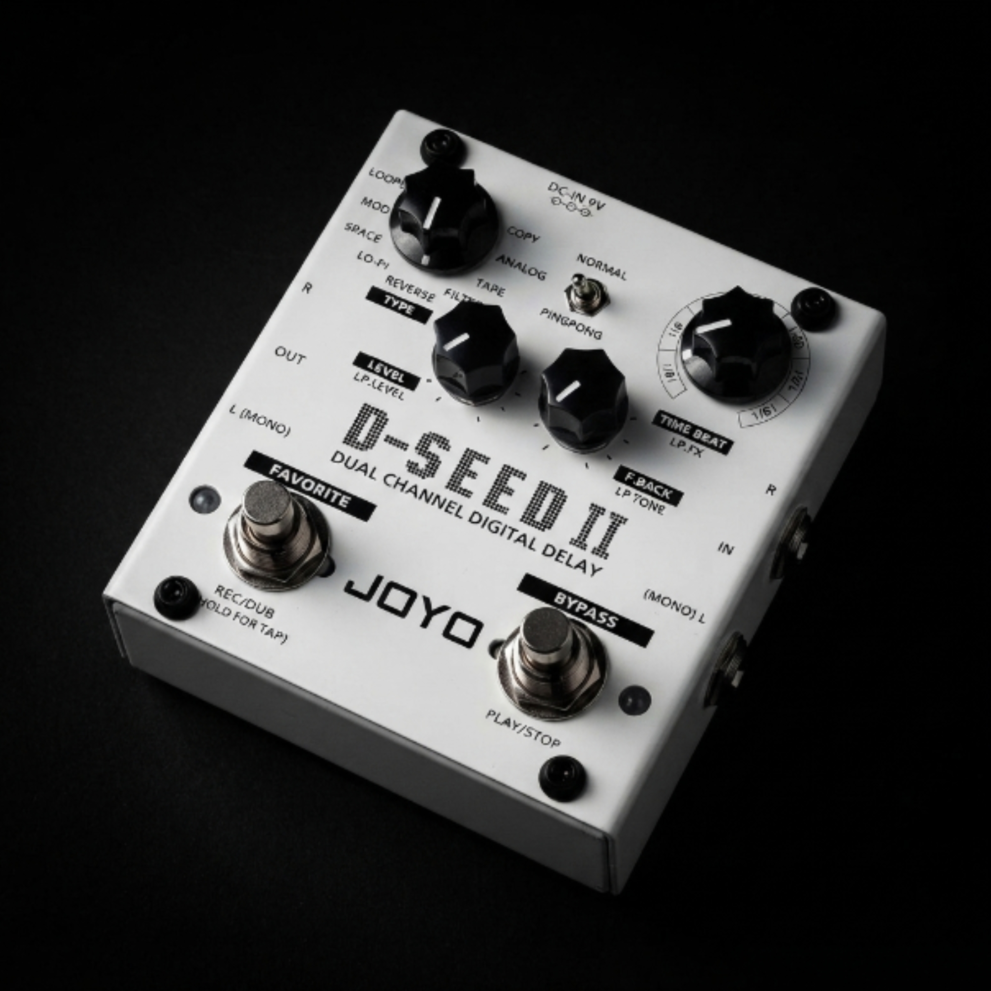 JOYO D-SEED II Dual Channel Digital Delay Pedal