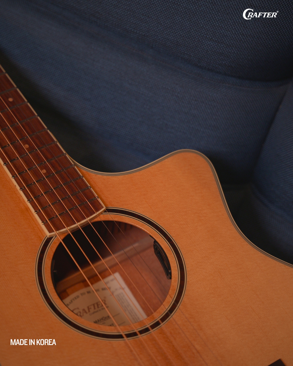 Crafter ES G MAHO CE Acoustic Electric Guitar