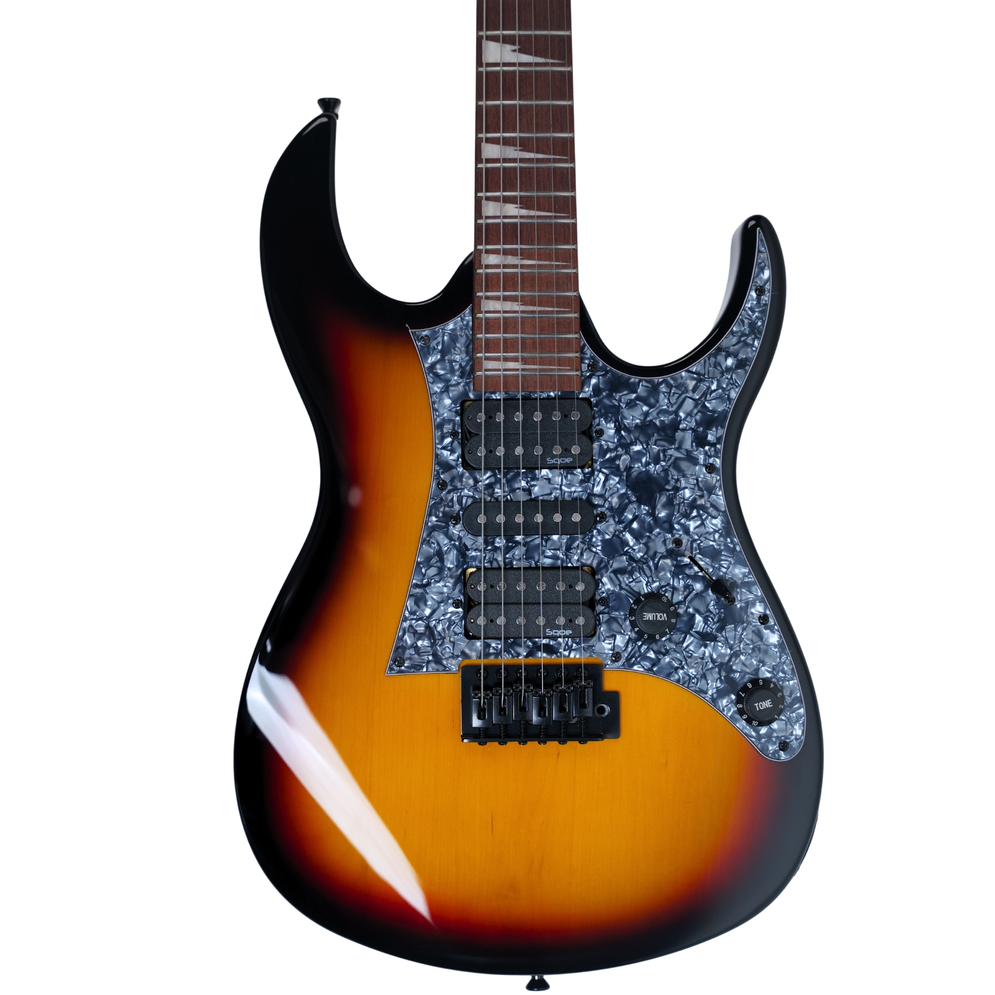 SQOE SEIB350 Sunburst Super Strat series