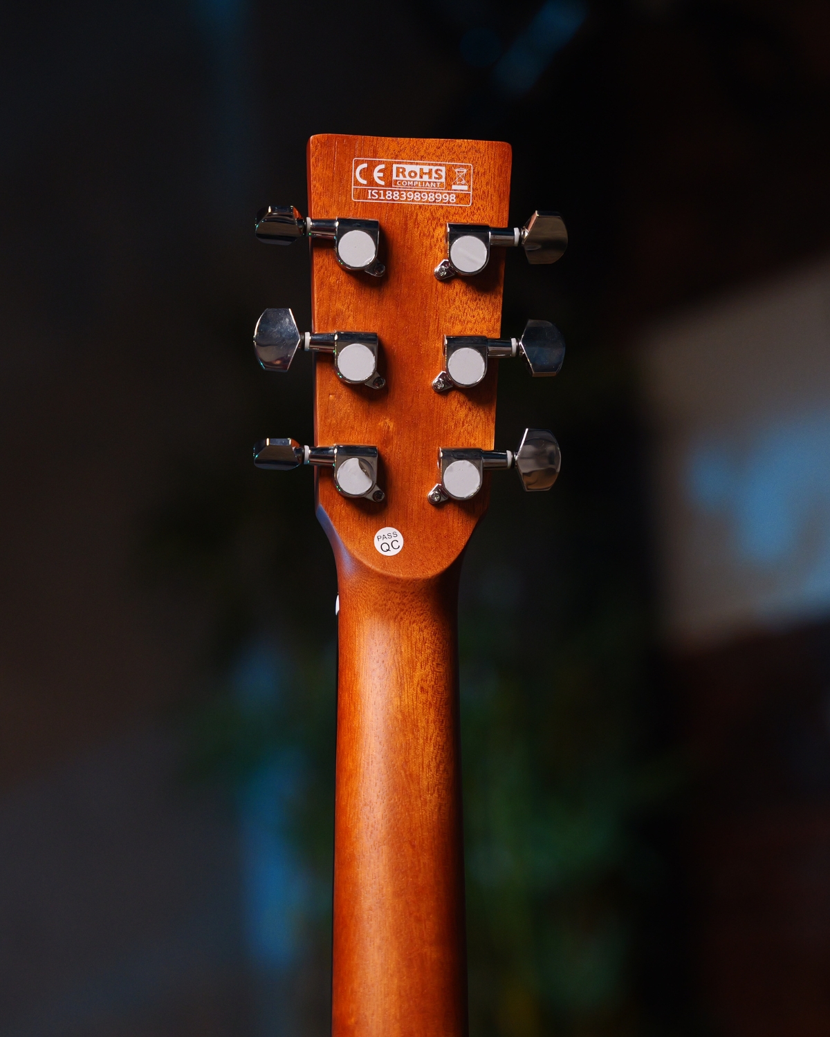 SQOE EA65 40inch GA Solid Top Acoustic Guitar Tobacco burst