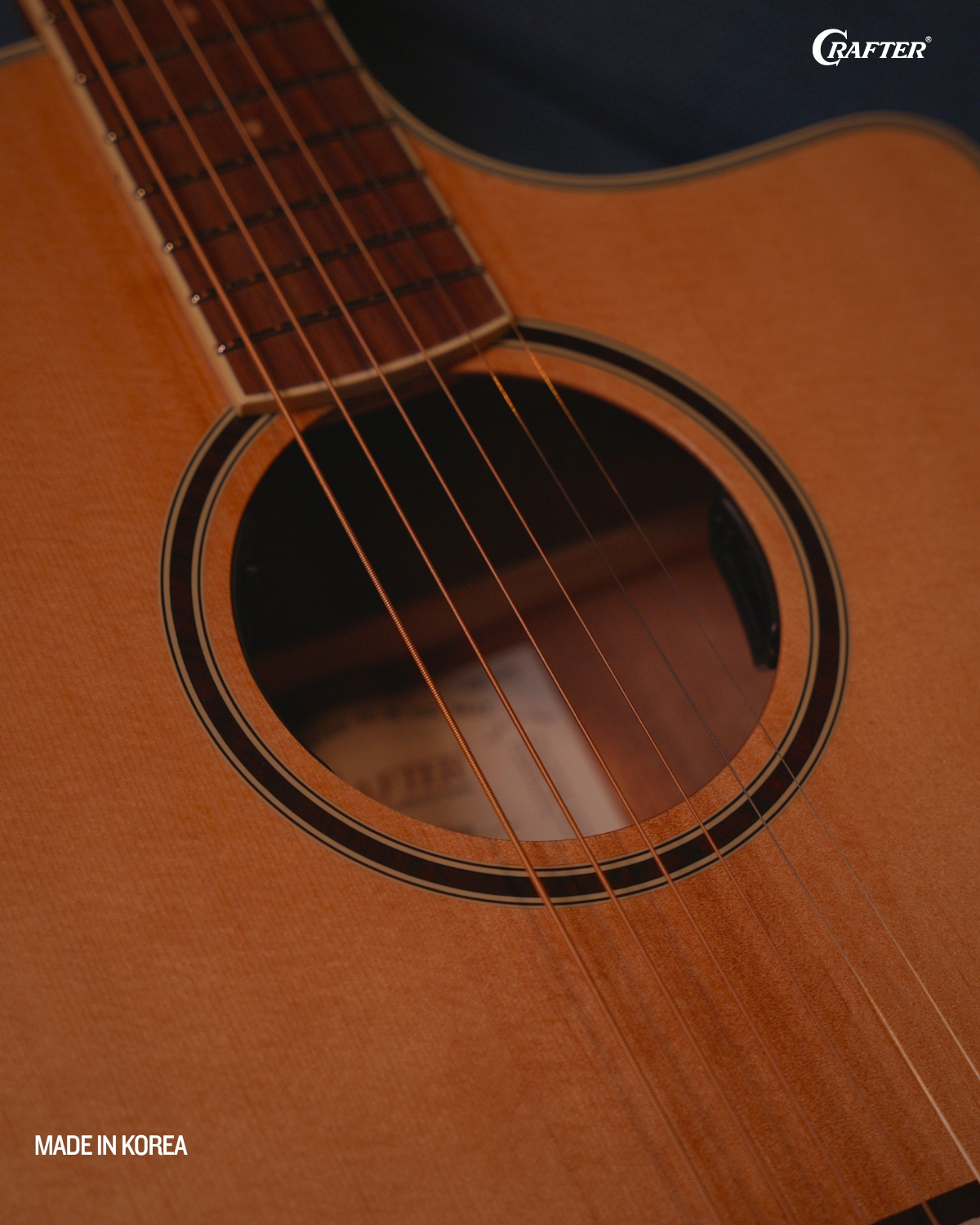 Crafter ES G MAHO CE Acoustic Electric Guitar
