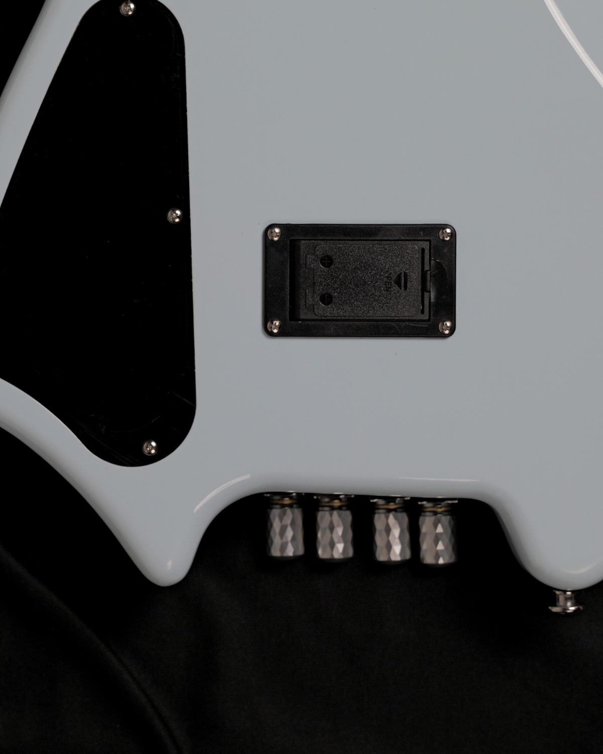 SQOE SBWT700 Sky Blue 4-String Headless Electric Bass Roasted Maple India