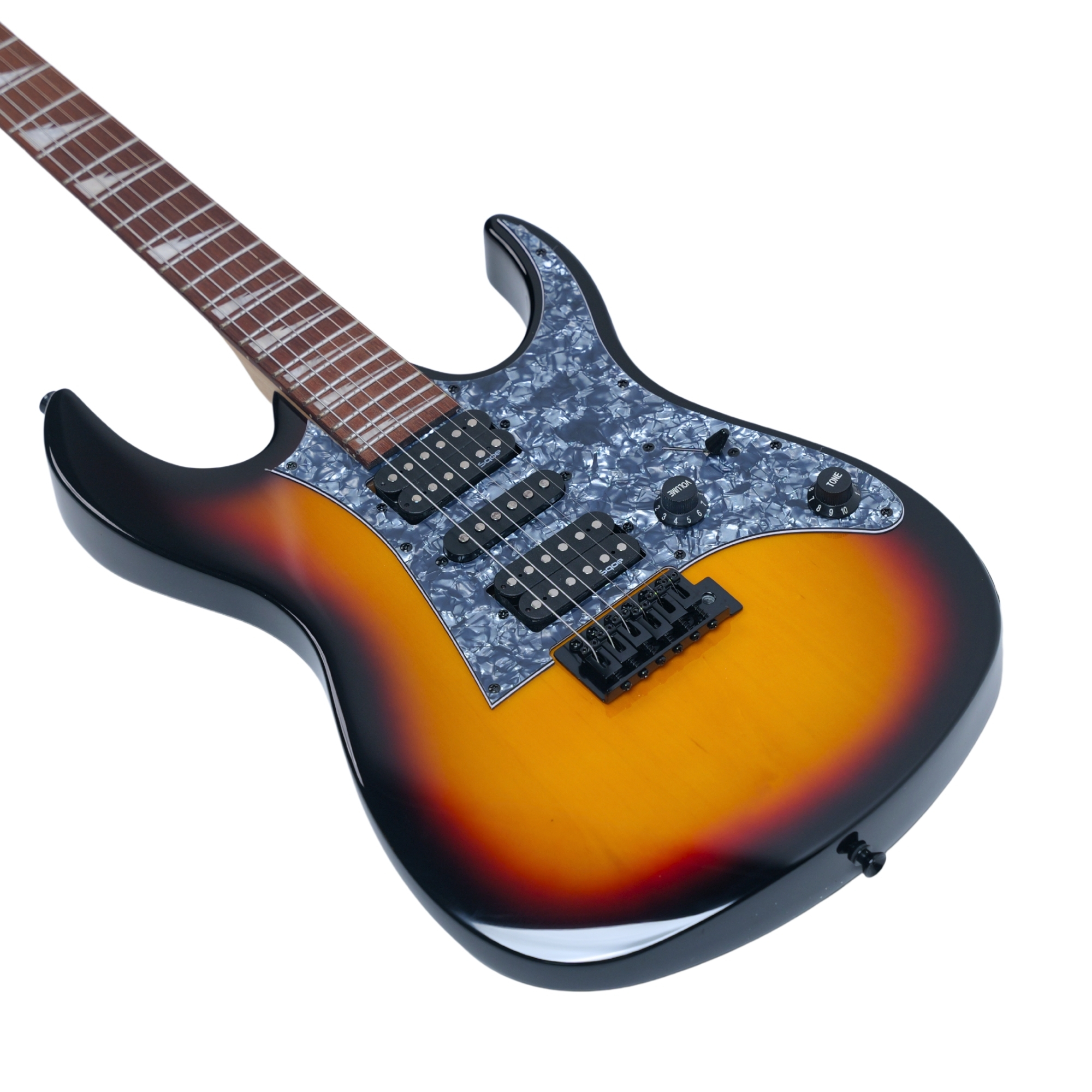 SQOE SEIB350 Sunburst Super Strat series
