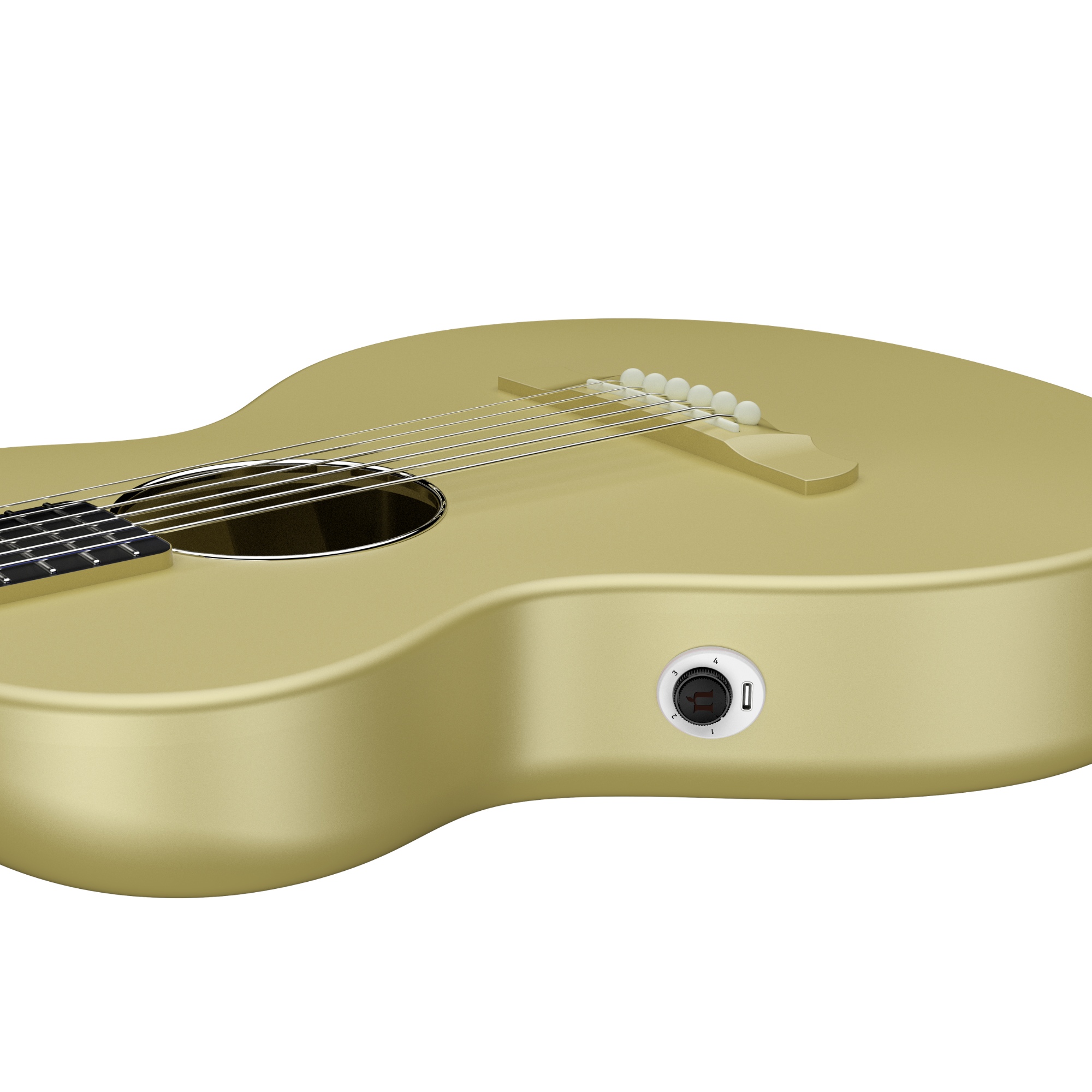 Natasha Asteroid NSX Carbon Fibre Acoustic Guitar with Smart Pickup Glaze gold