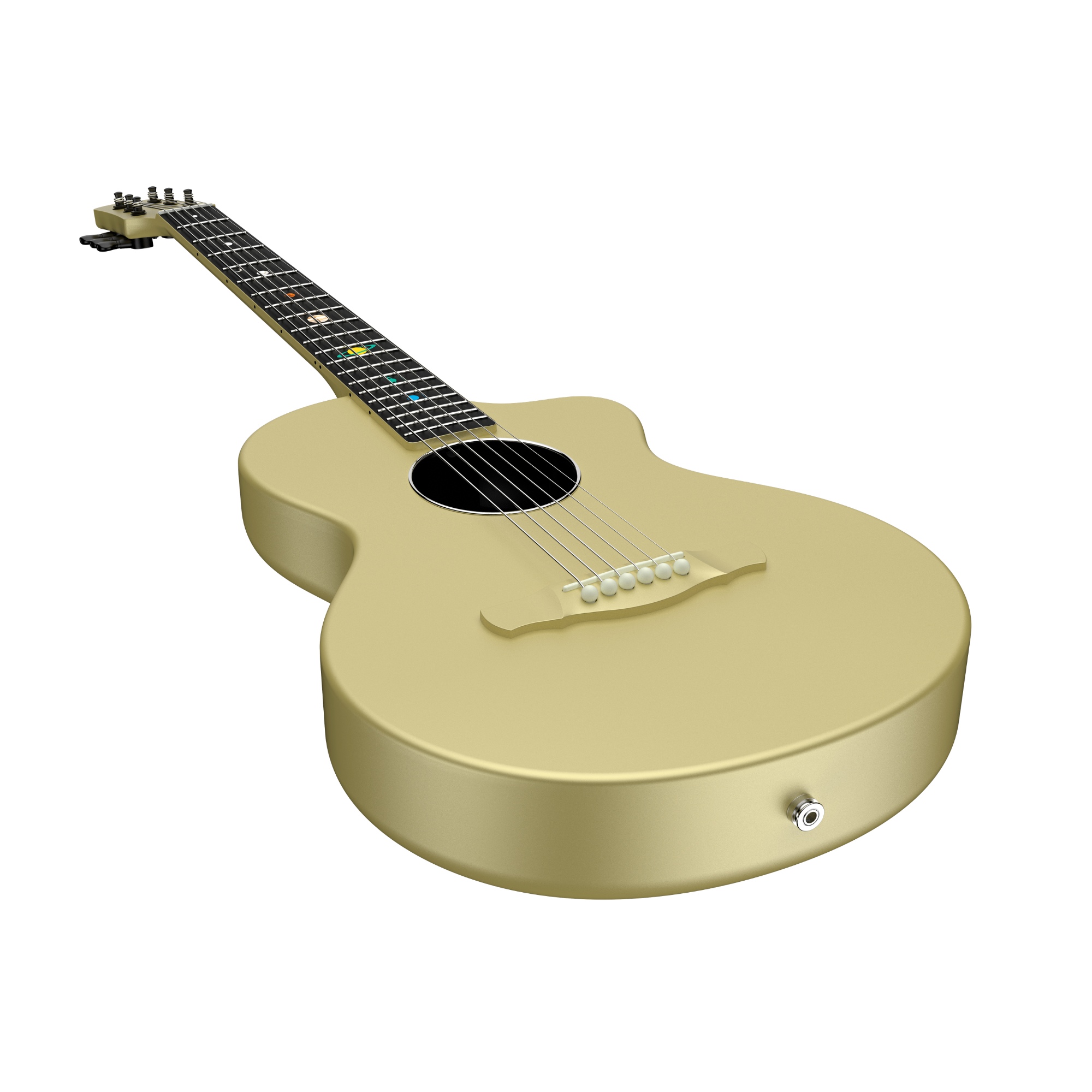 Natasha Asteroid NSX Carbon Fibre Acoustic Guitar with Smart Pickup Glaze gold