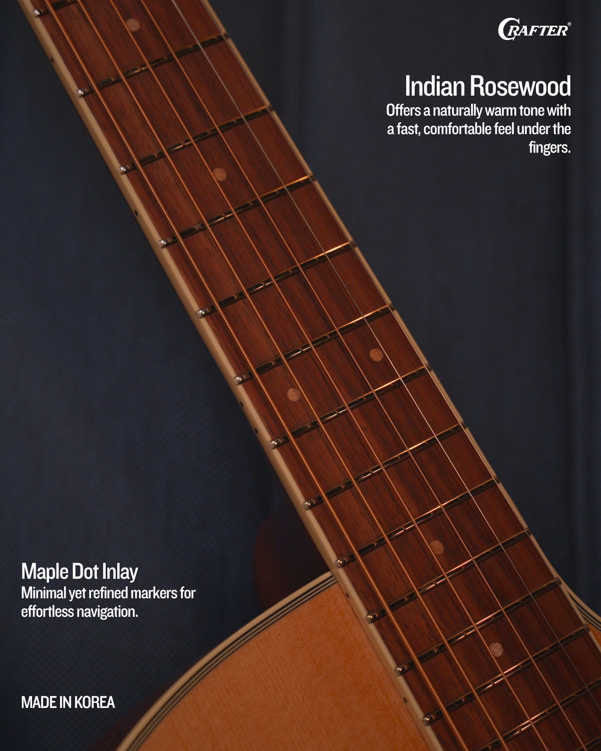 Crafter ES G MAHO CE Acoustic Electric Guitar