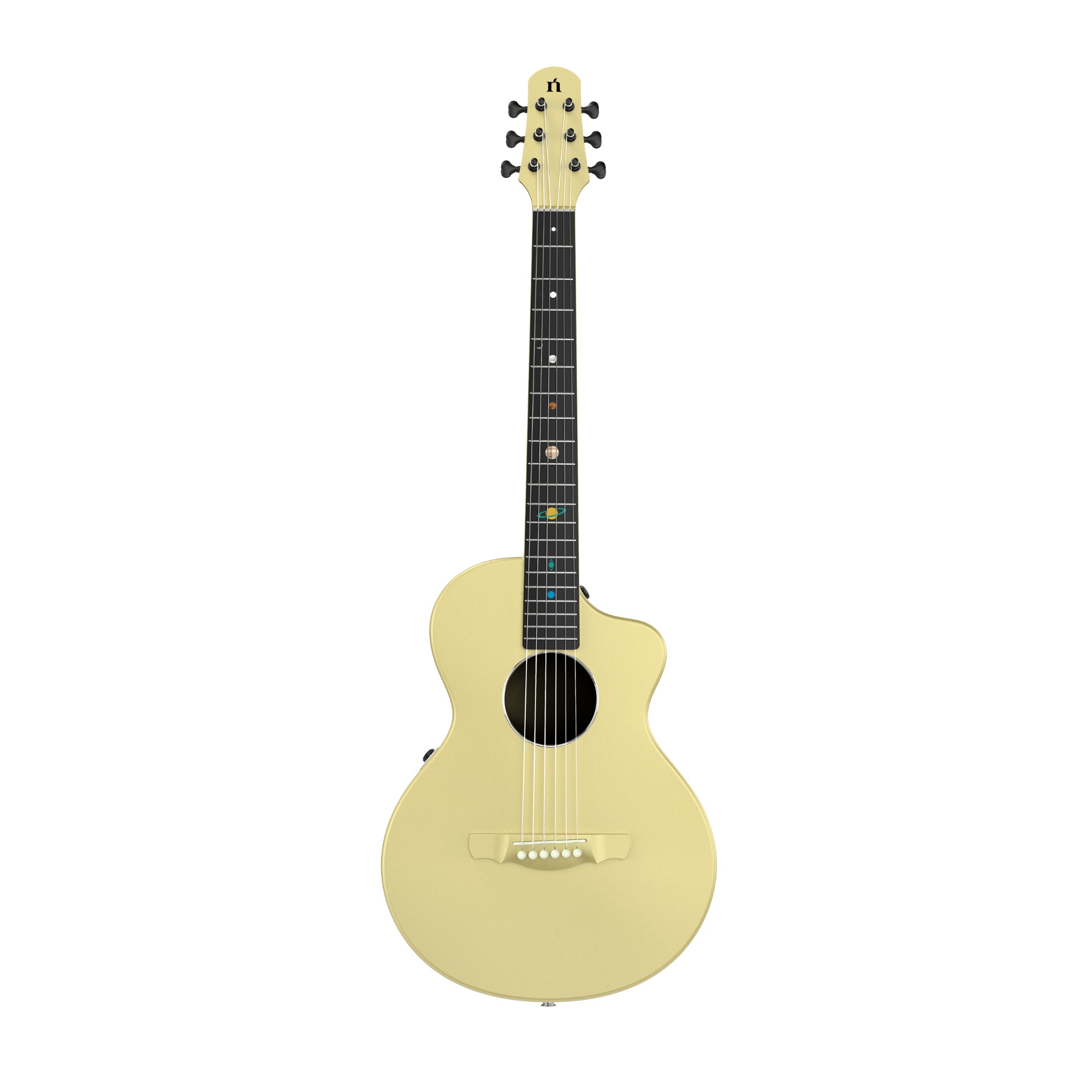 Natasha Asteroid NSX Carbon Fibre Acoustic Guitar with Smart Pickup Glaze gold