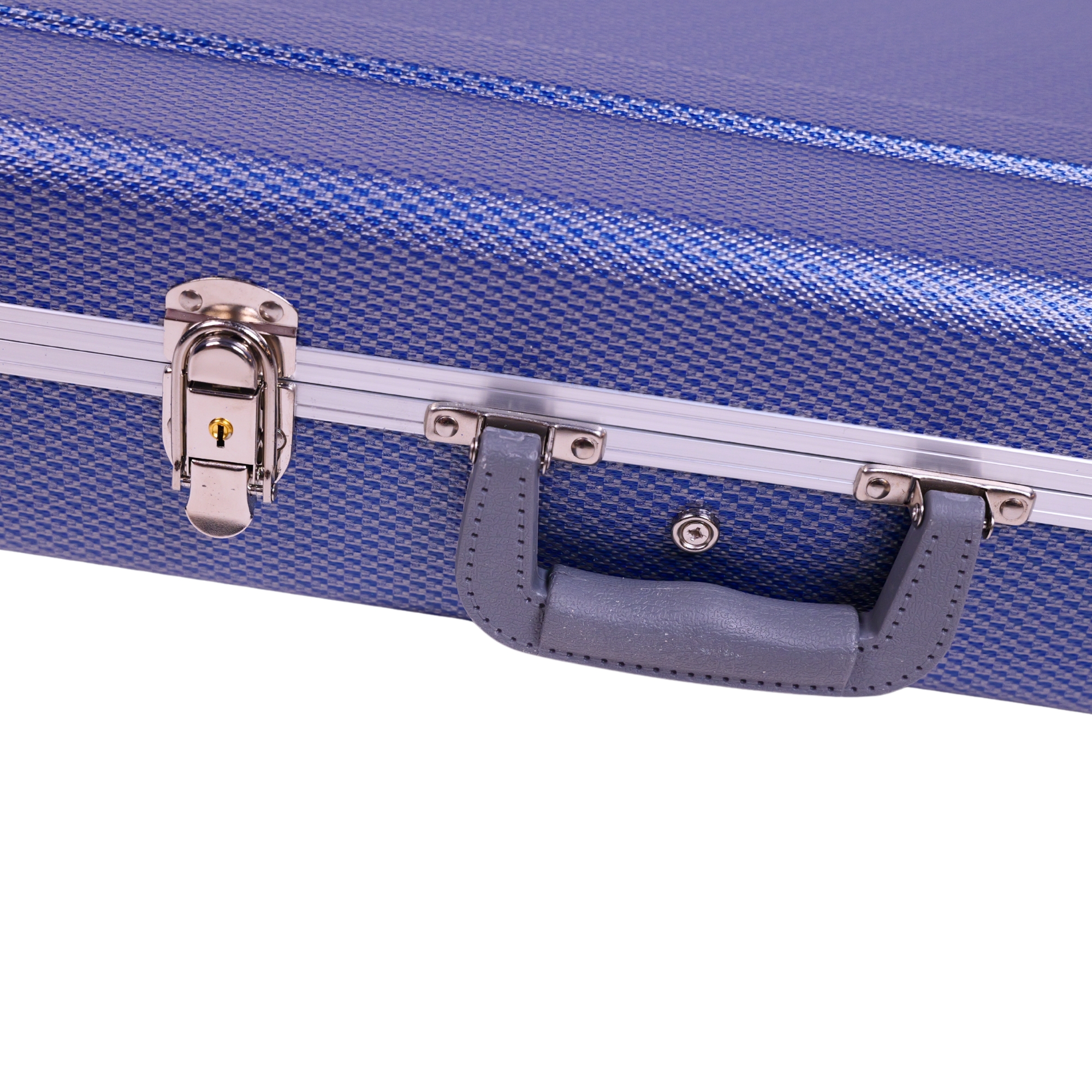 Sqoe ABS Aviation Shock-Absorbing Guitar Case  EC-500 blue