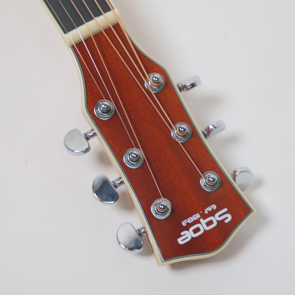 SQOE EA31C 40-Inch Cutaway Acoustic Guitar - Gloss Natural