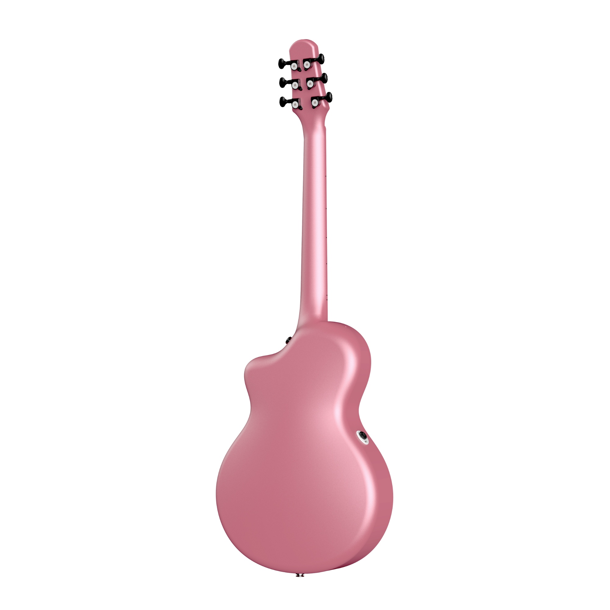 Natasha Asteroid NSX Carbon Fibre Acoustic Guitar with Smart Pickup Peach pink