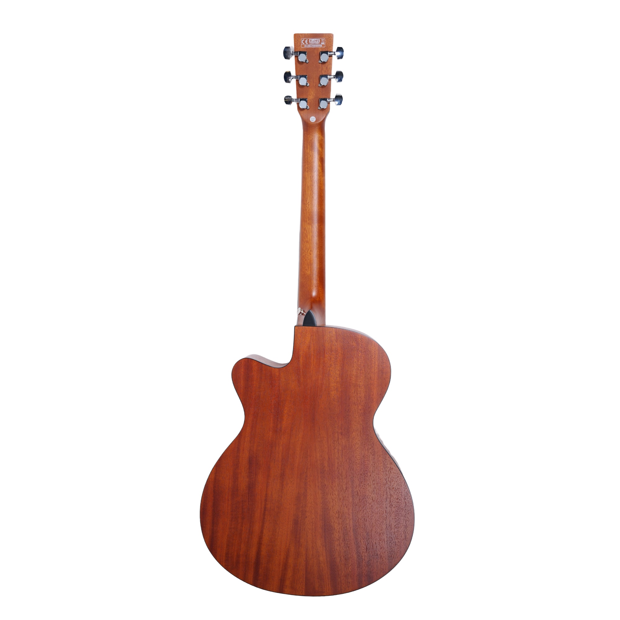 SQOE EA65 Vintage burst GA Solid Top Acoustic Guitar