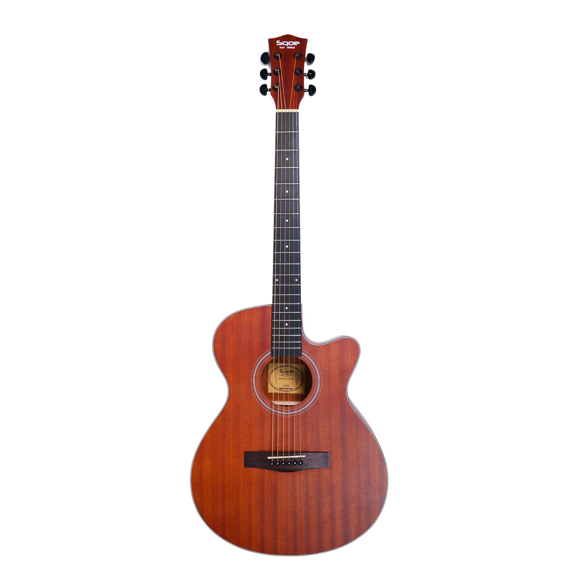 SQOE F4030 Natural Acoustic Guitar