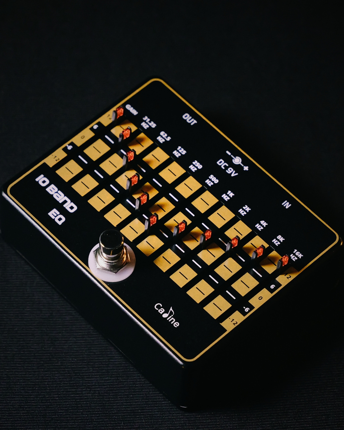 Caline CP-24 10 Band EQ Pedal Precision Guitar Equalizer