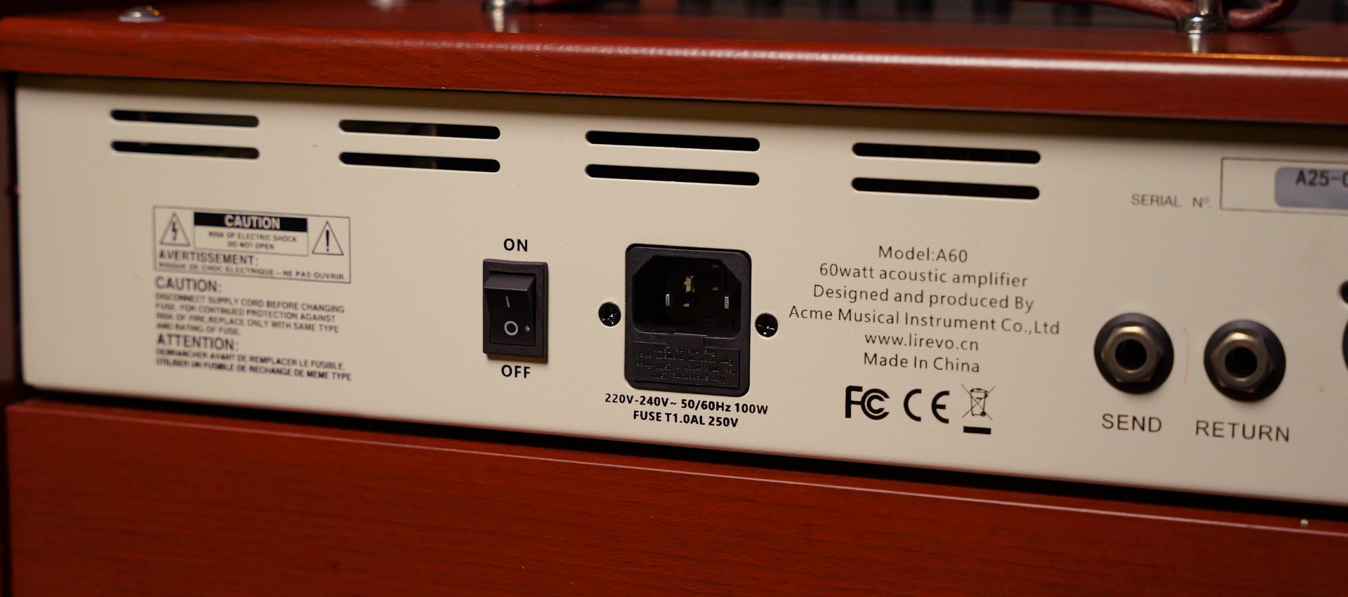 Lirevo A60 60W Acoustic Guitar Amplifier India