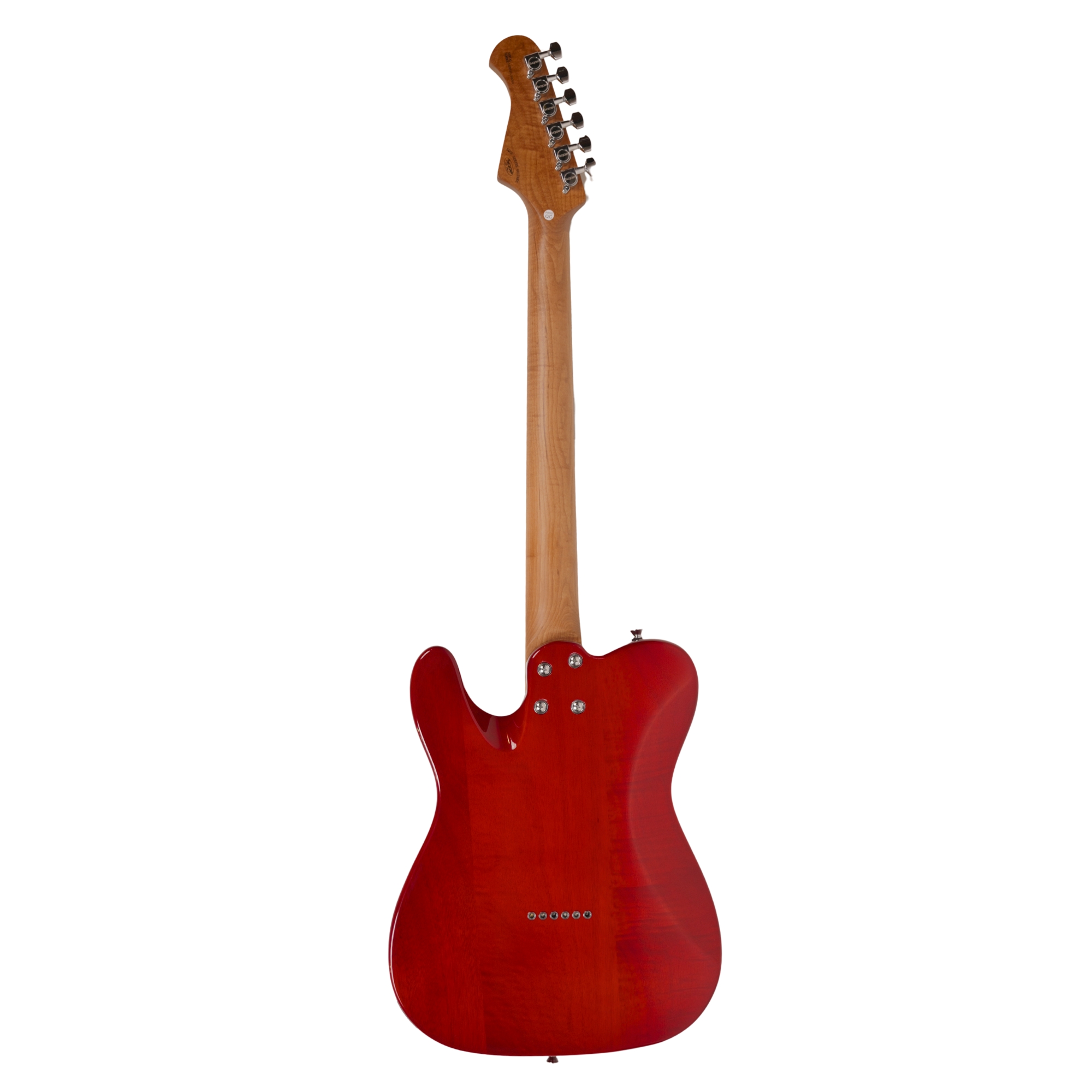 SQOE SETL550 Cherry Red Tele-Style Guitar