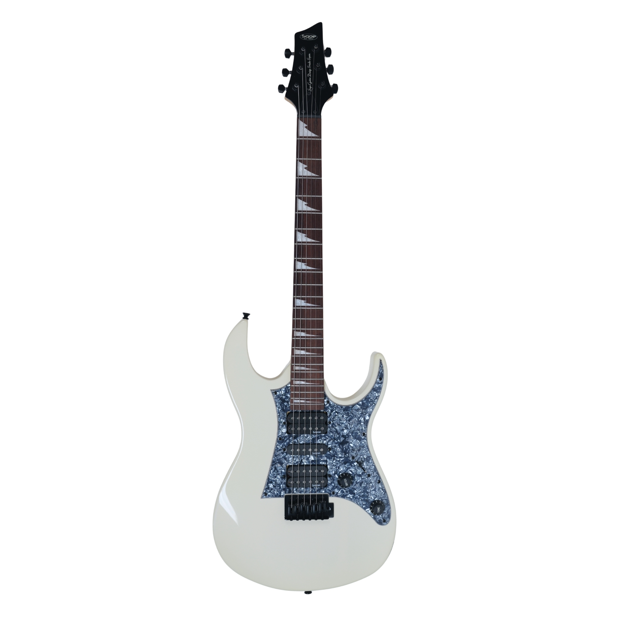SQOE SEIB350 White Super Strat series