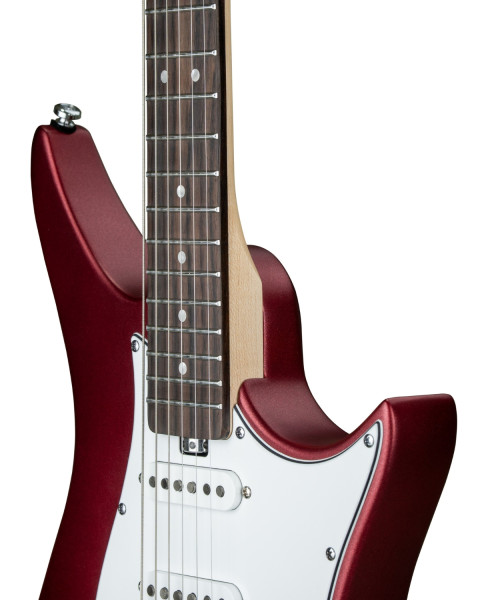 Bridge, controls, and 5-way switch on the Hex Guitars NS100