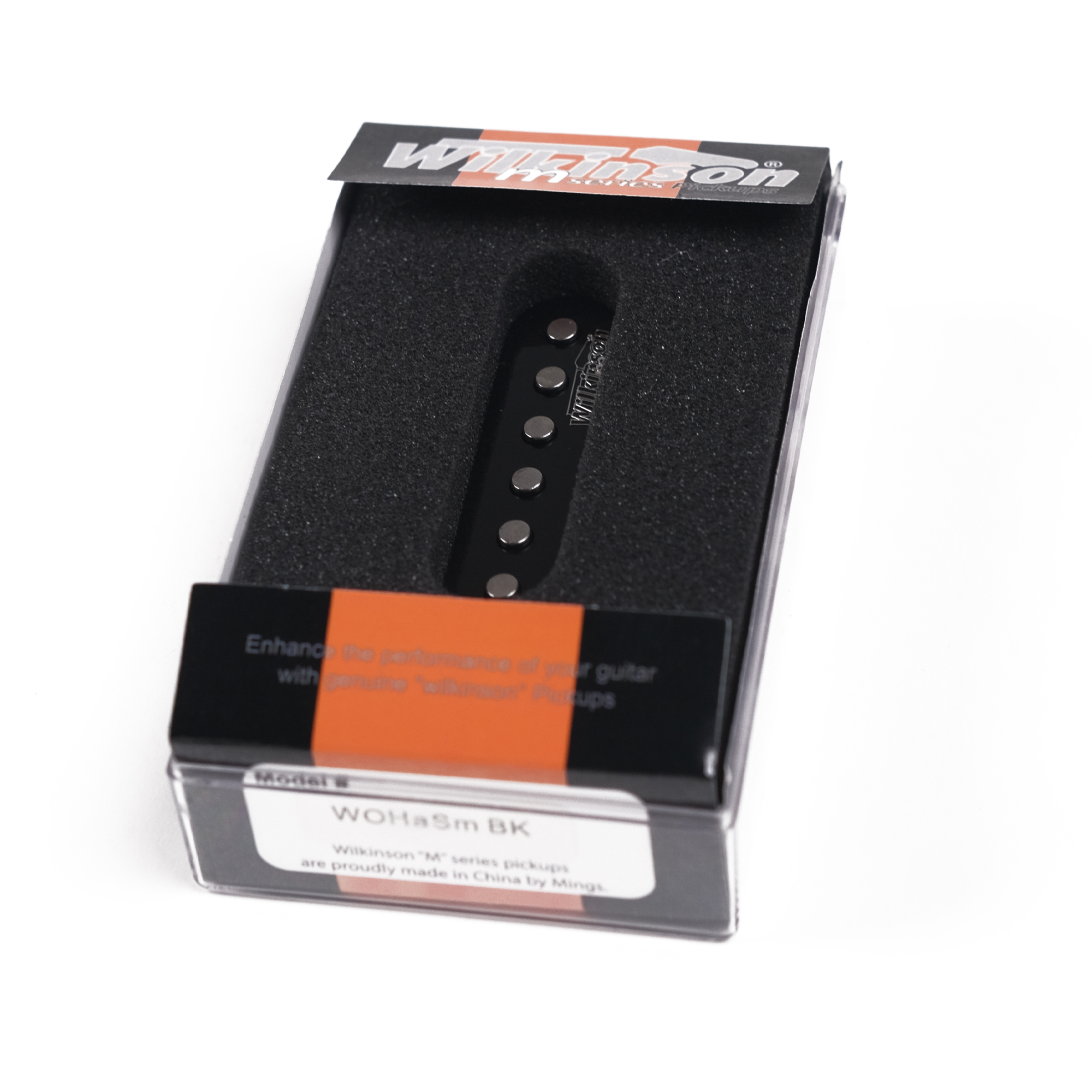 Wilkinson WOHaSm Strat Middle Pickup RWRP Alnico V Black