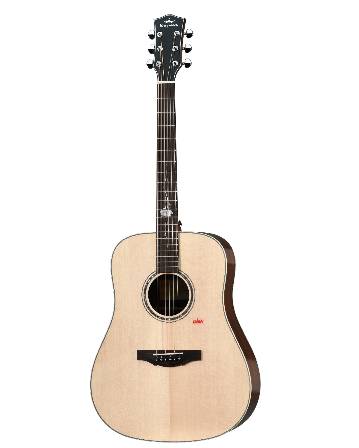 Kepma G1SE D Natural Semi Acoustic Guitar with L1 Loop Pickup Dreadnought Guitar