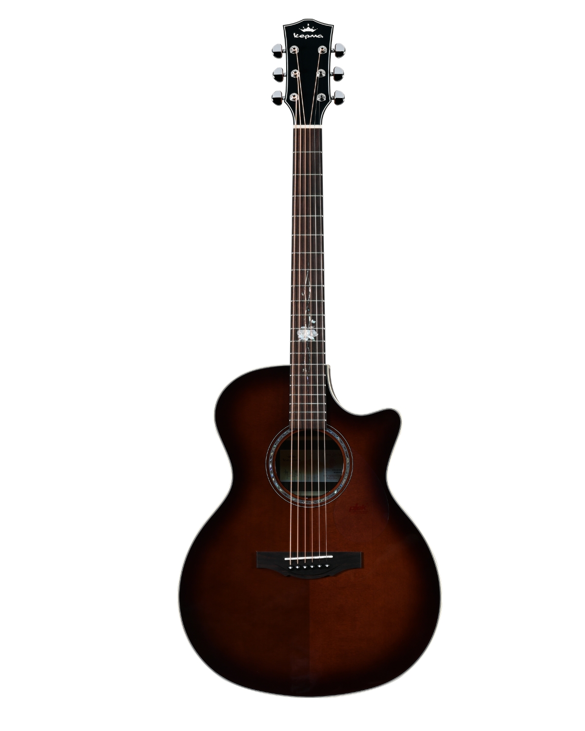 Kepma G1SE GA Vintage Semi Acoustic Guitar with L1 Loop Pickup Premium Grand Auditorium Guitar