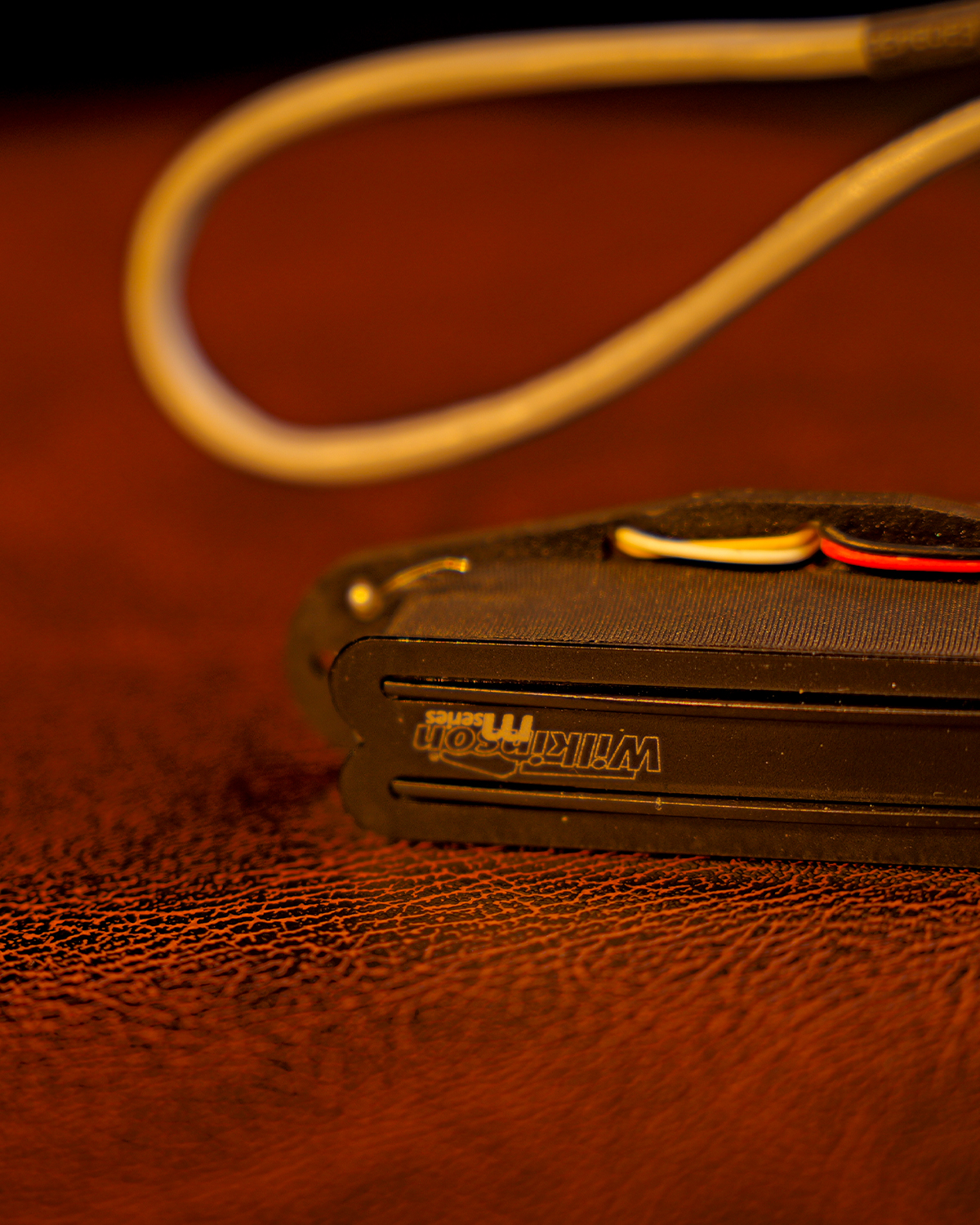 WOTBSn hot rod S style single coil bridge wilkinson - Black