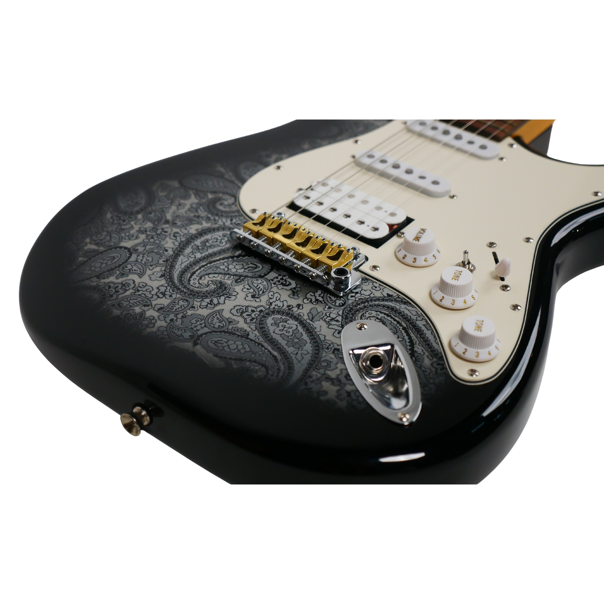 SQOE SEST1100 HSS - PAISLEY BLACK HARDCASE WITH KIT