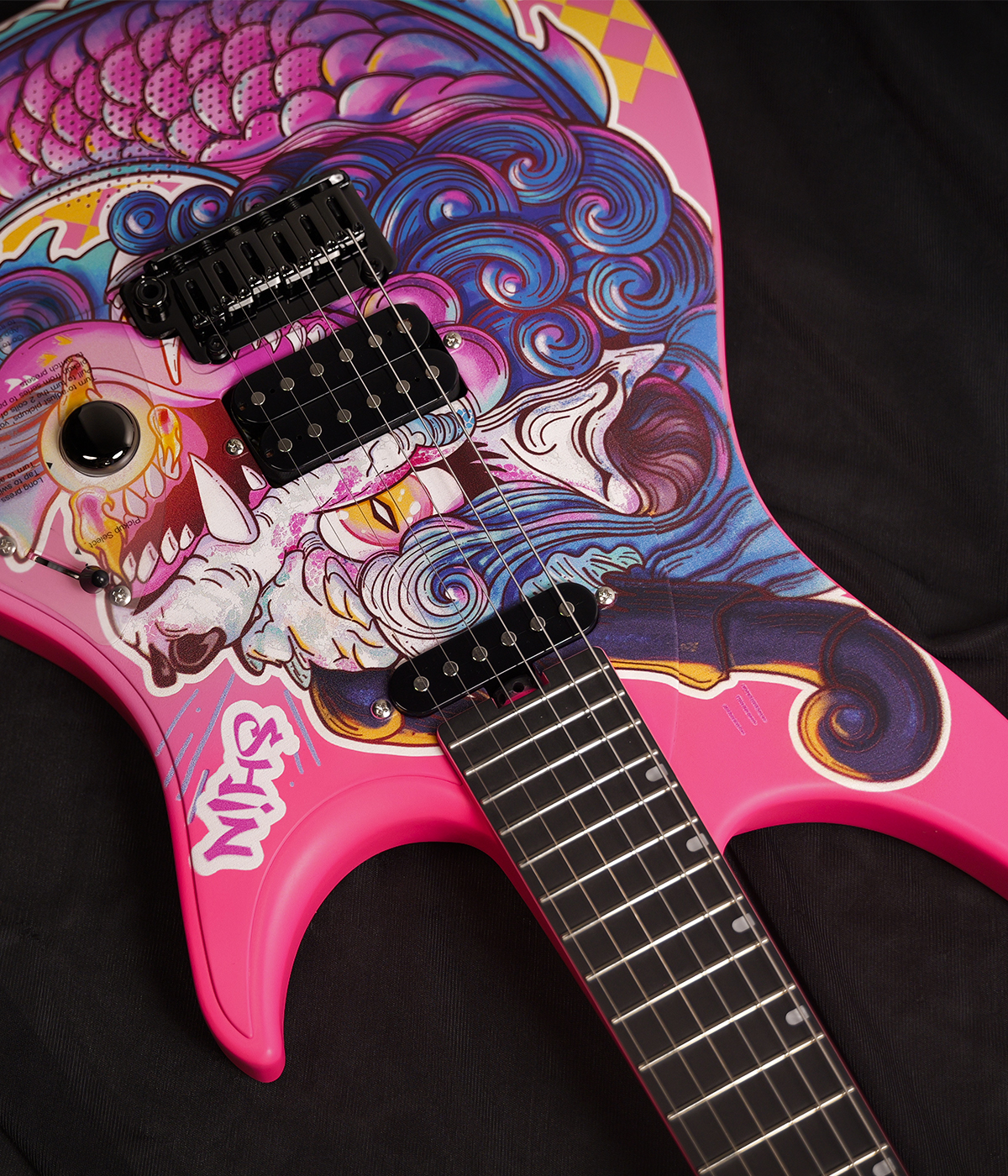 Enya Nova Inspire series dragon kobayashi smart electric guitar  exclusive thickened bag   Type-C charging cable