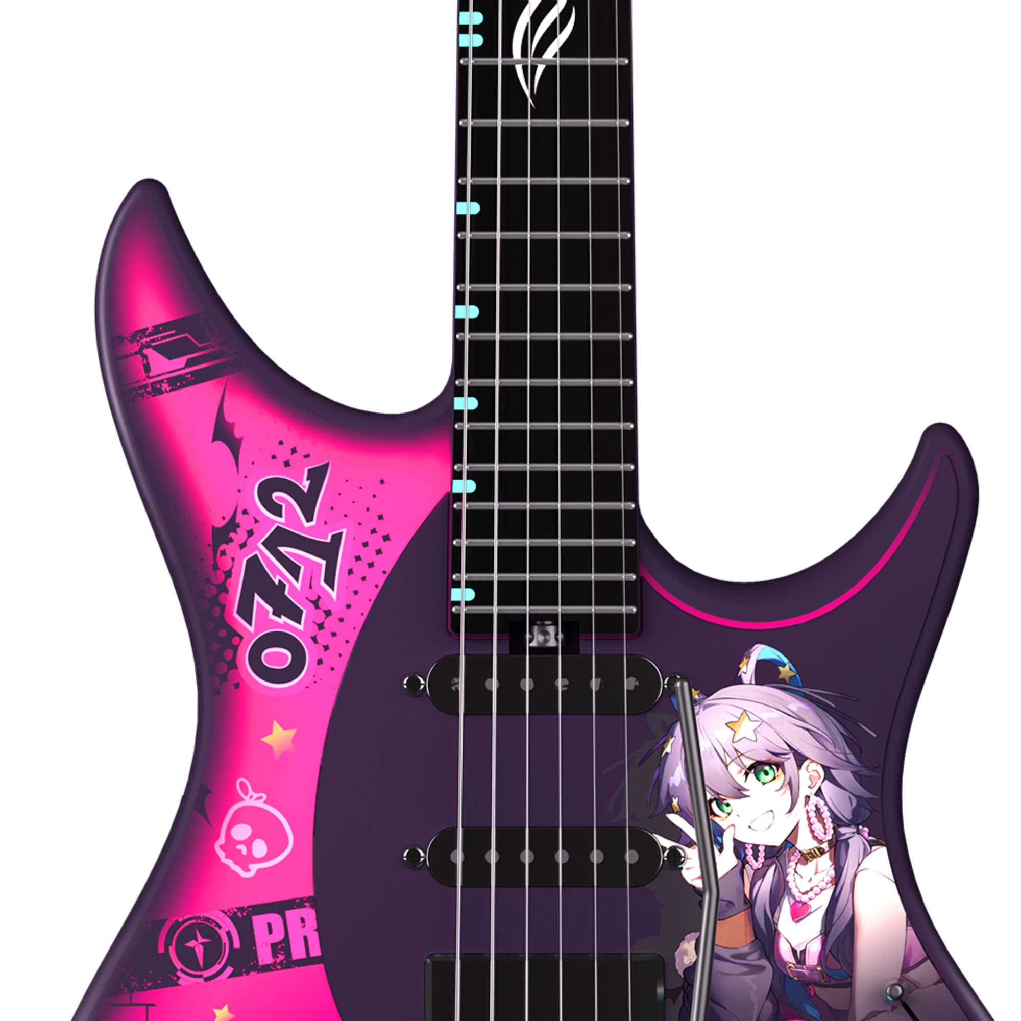 Enya Nova Inspire series Luo Tianyi smart electric guitar exclusive thickened bag Type-C charging cable