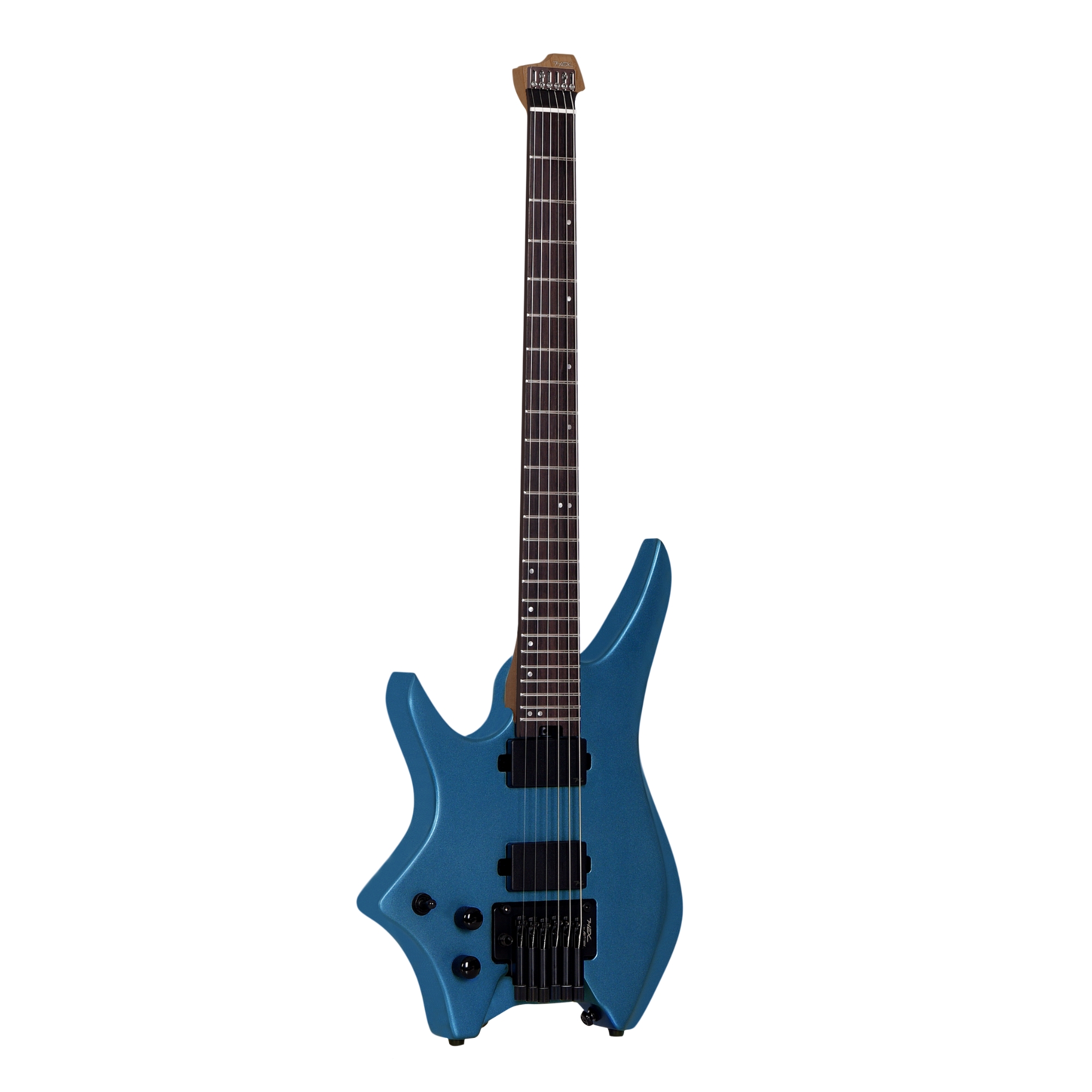 HEX N500L S LEFTY MEB METALLIC ELECTRIC BLUE NEXT SERIES - STAINLESS STEEL FRETS