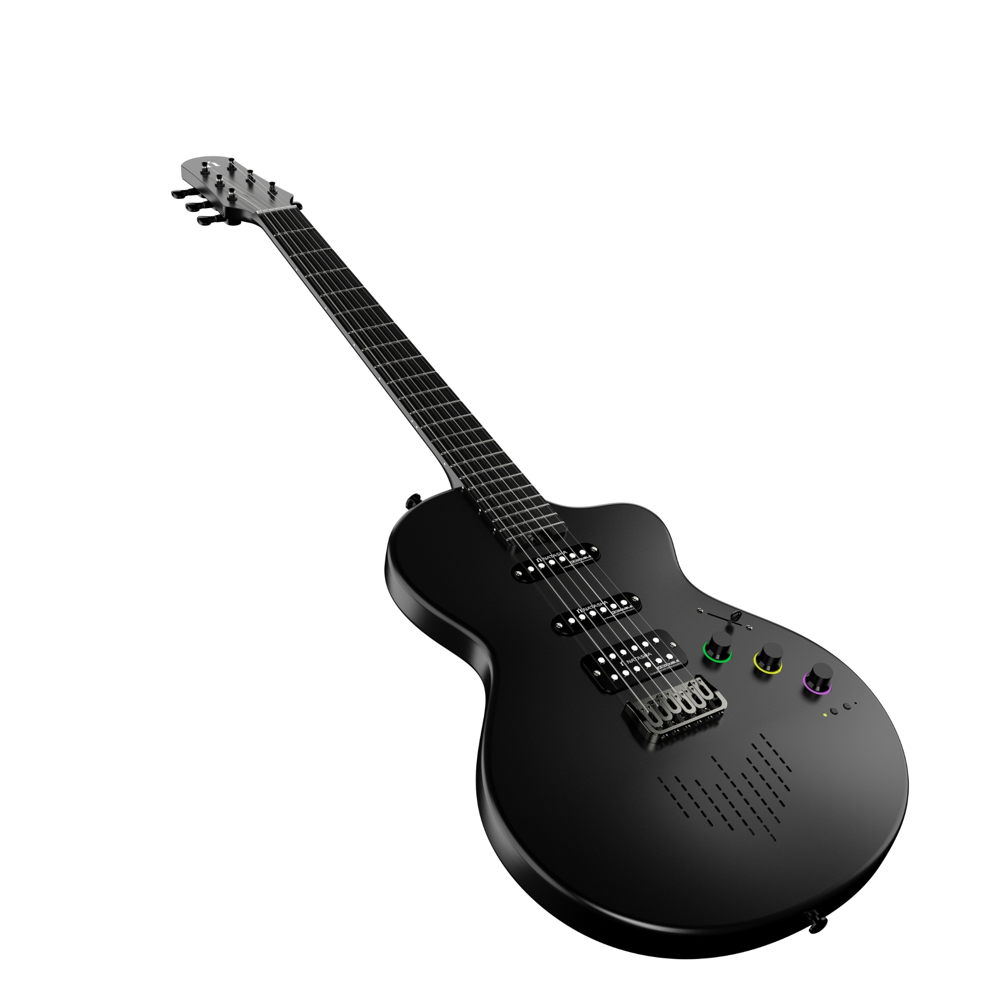 Natasha Nebula Smart Electric Guitar Cosmic black