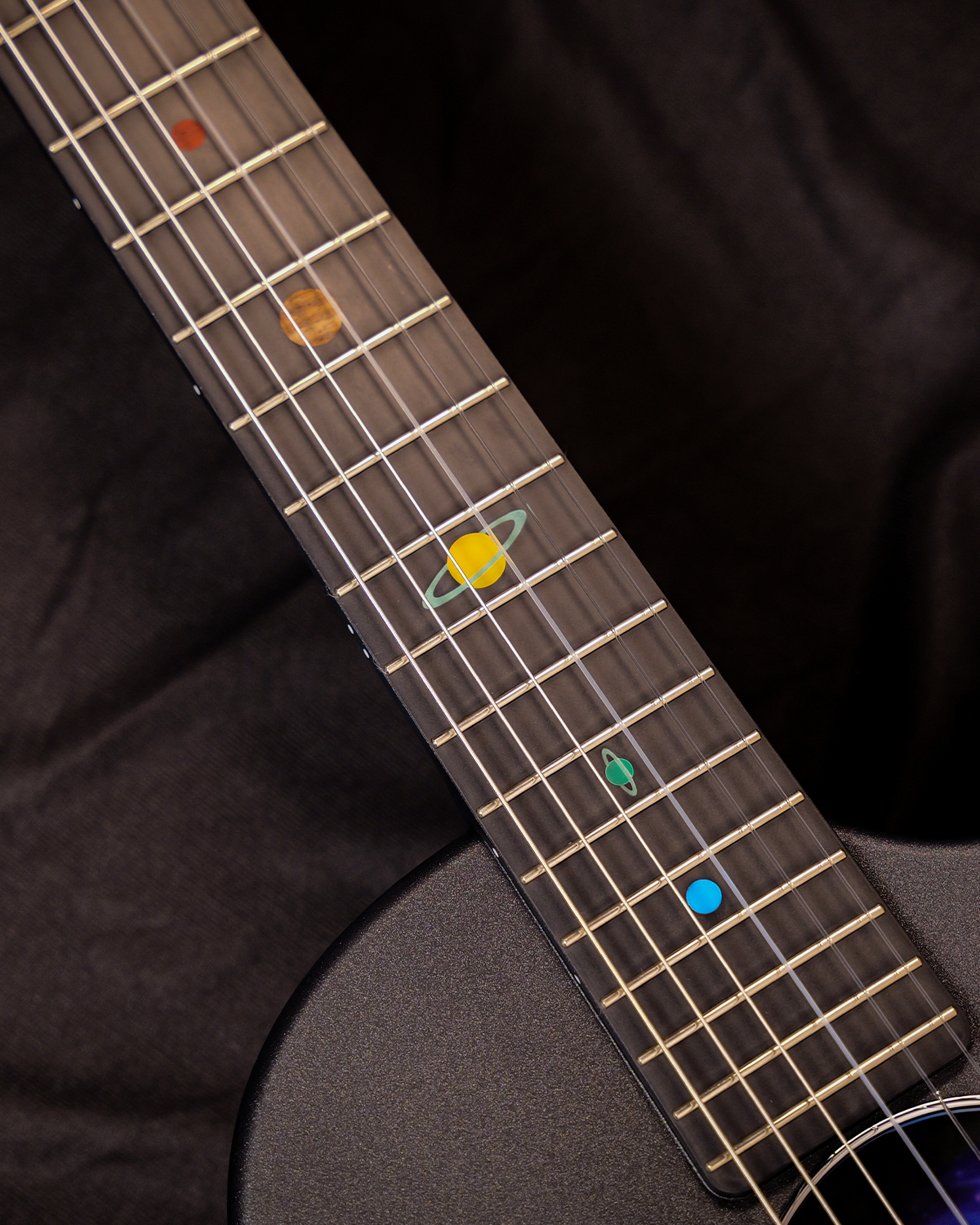 Natasha Cosmos NSX Carbon Fibre Classical Guitar with Smart Pickup Cosmic black