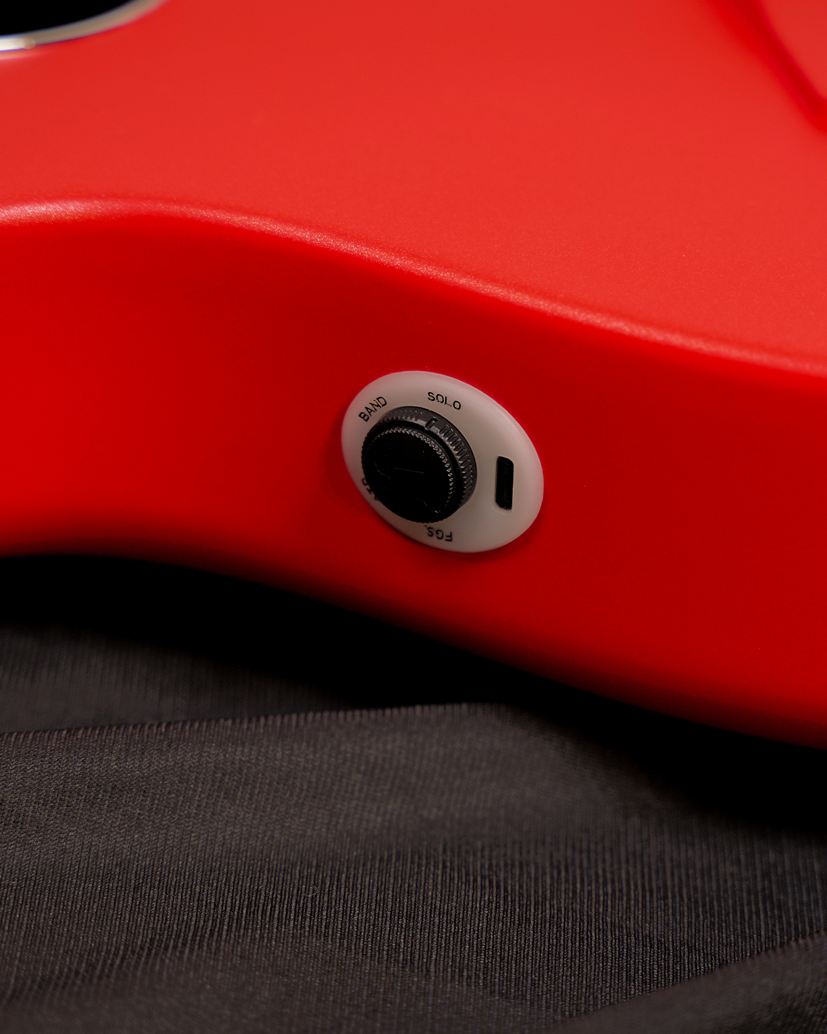 Natasha Asteroid NSX  Carbon Fibre Acoustic Guitar with Smart Pickup Imperial red