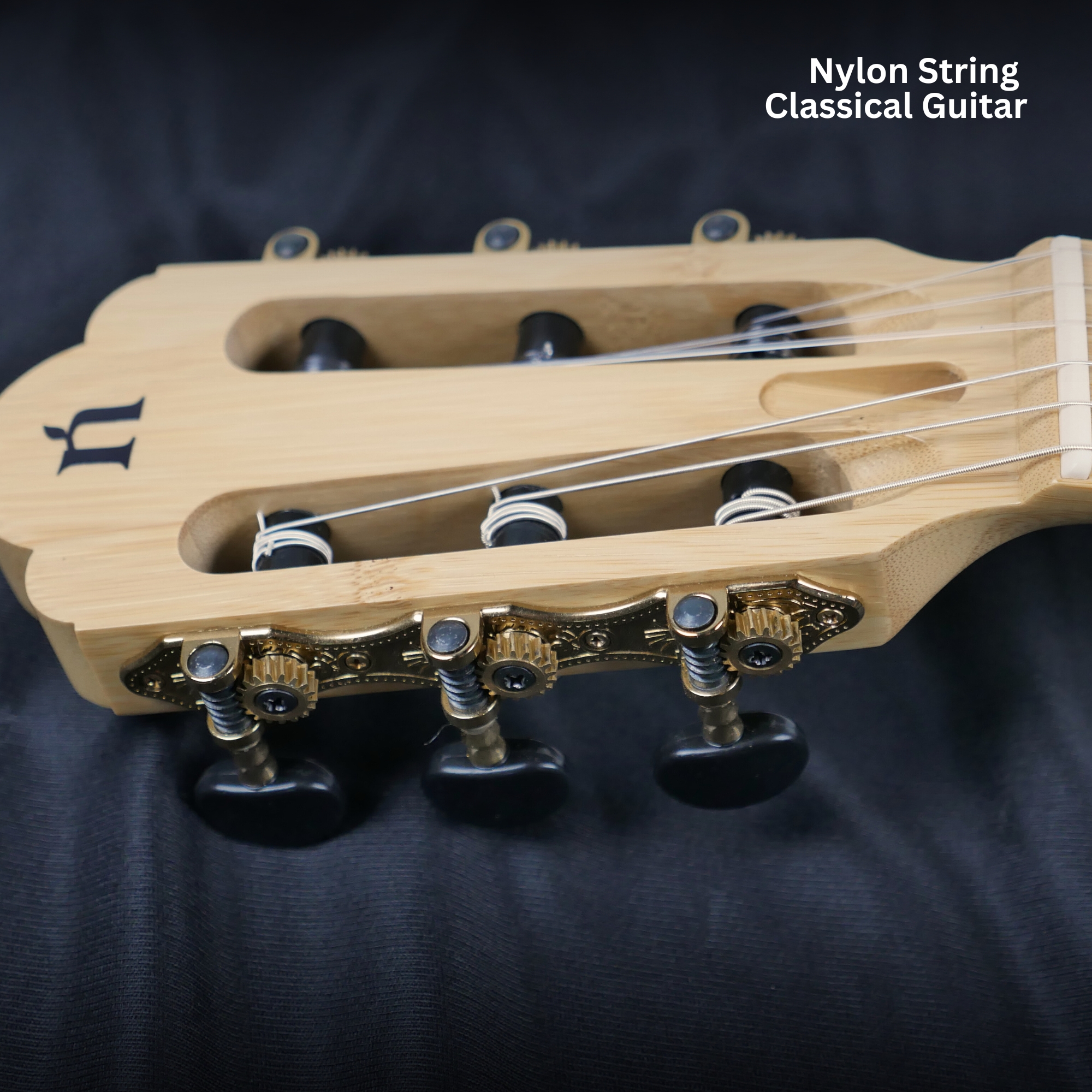 Natasha NBSG Nylon Silent Smart Guitar Bamboo