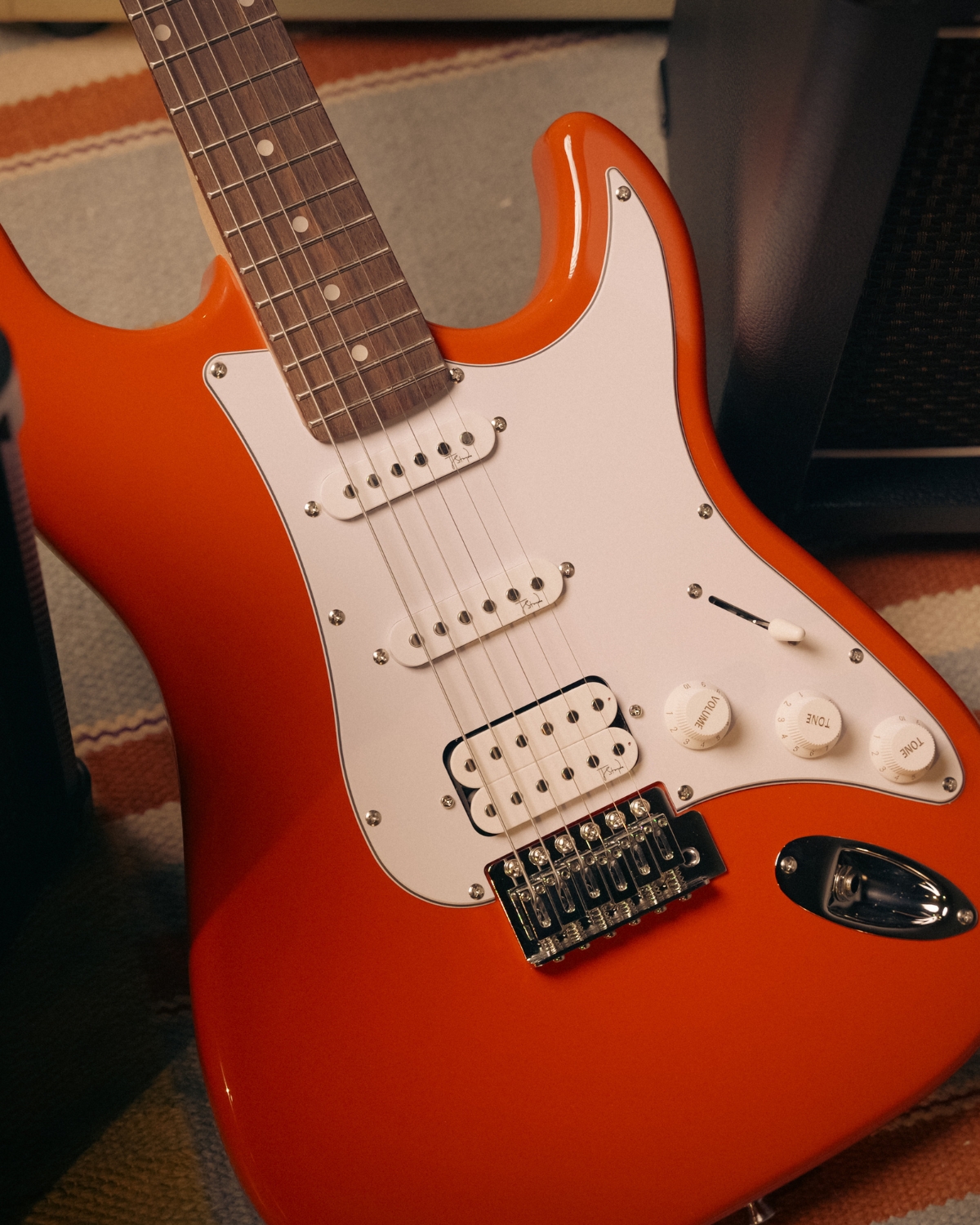 Strydom ST20R Lava pop Electric Guitar  HSS