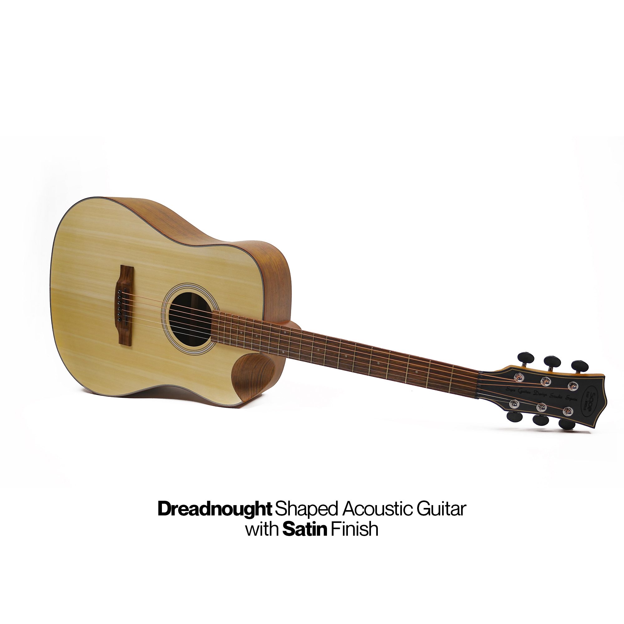 SQOE SQ-D-BQJ Acoustic guitar - Natural