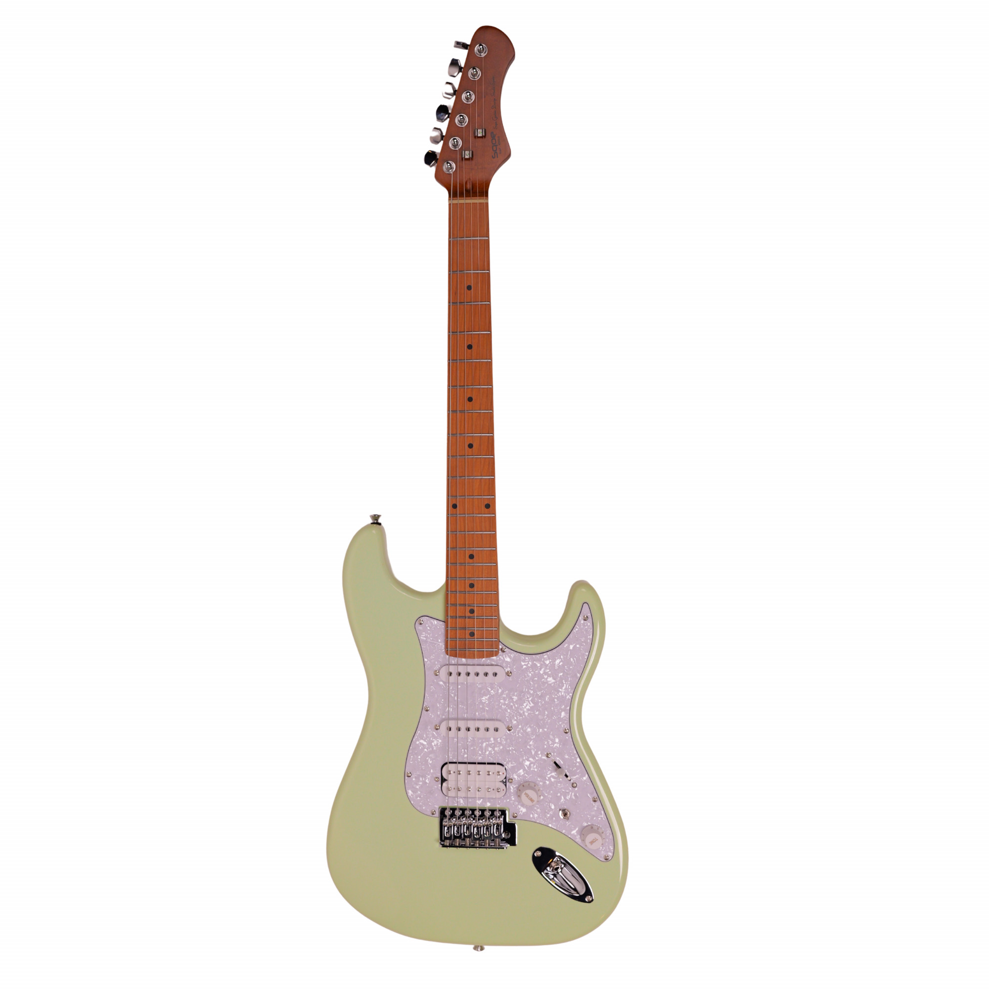 SQOE SEST500 Macaron Green Electric Guitar HSS