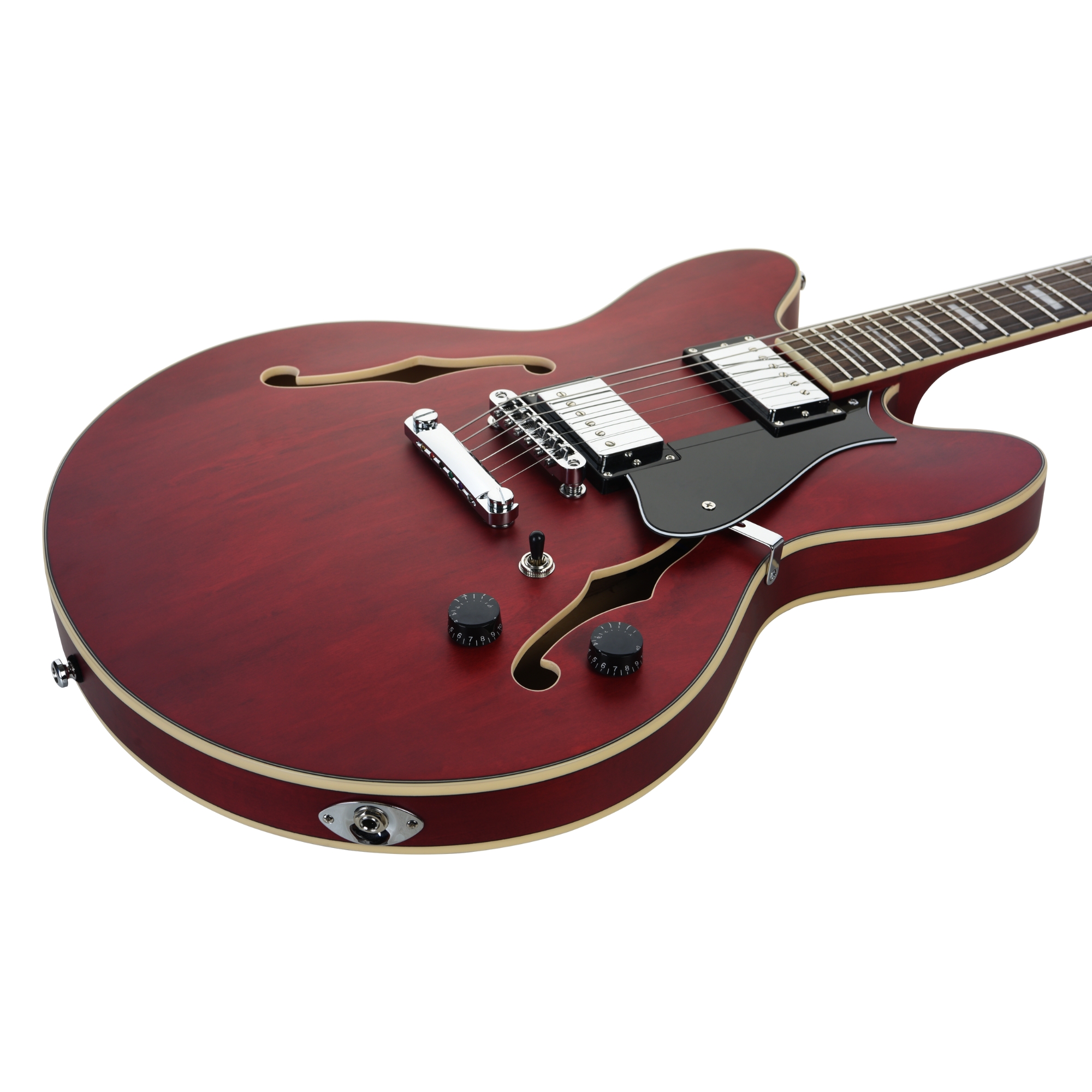 HEX Q300S TRD - SEMI HOLLOW Q SERIES - TRANSPARENT RED