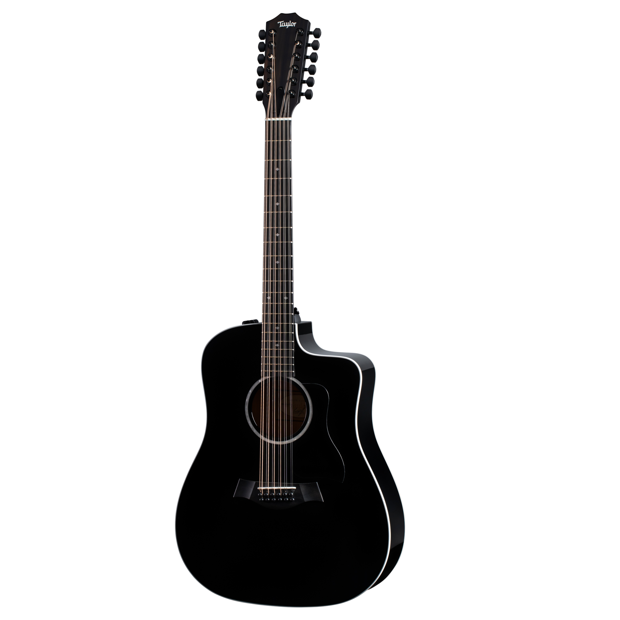 Taylor 250ce Deluxe 12-string Acoustic-electric Guitar - Black