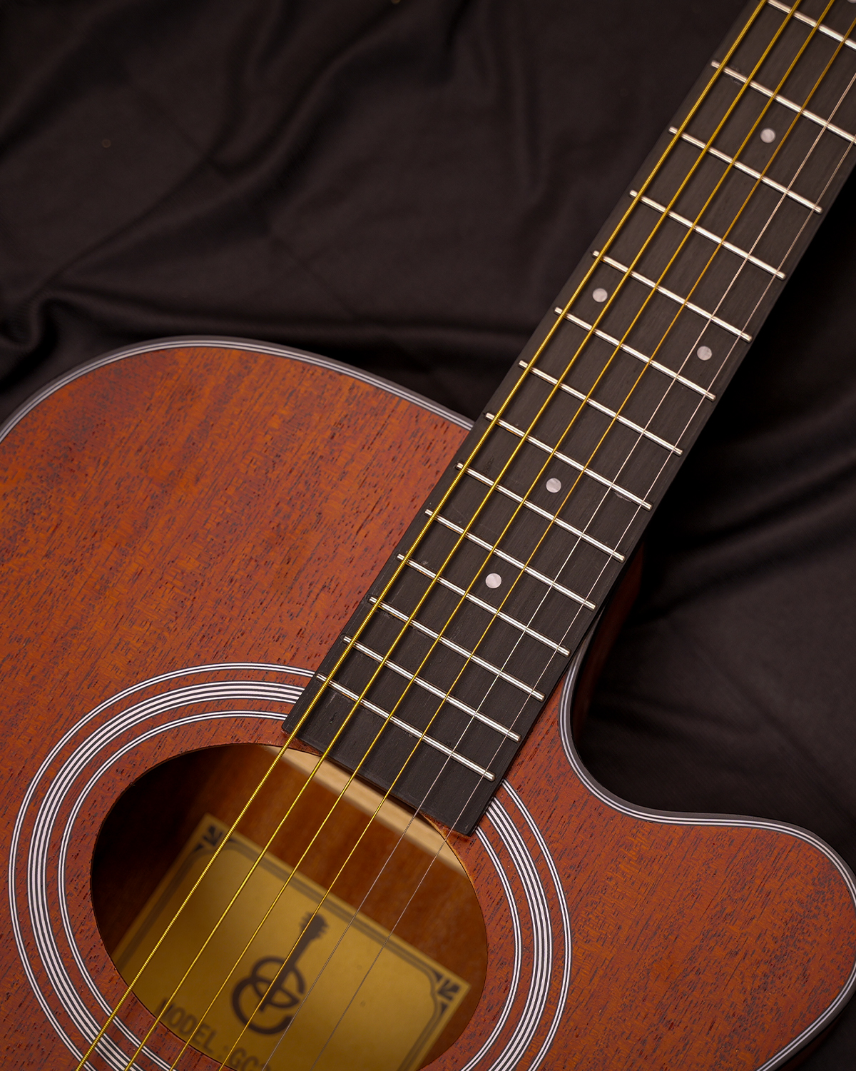 GC39C All-Mahogany 39 Cutaway Acoustic Guitar