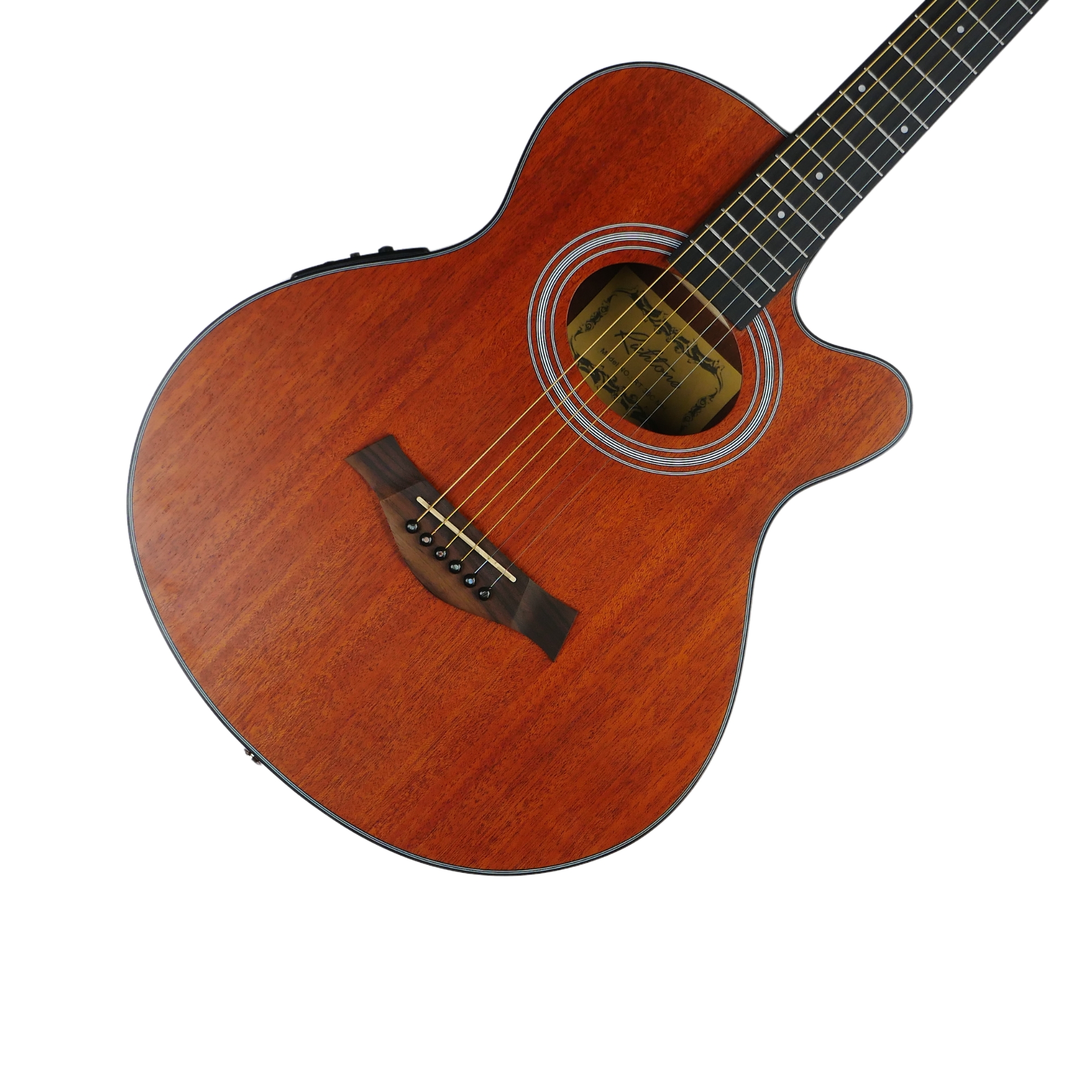 Richtone RT39C Slim all Mahogany cutaway guitar with fishman eq