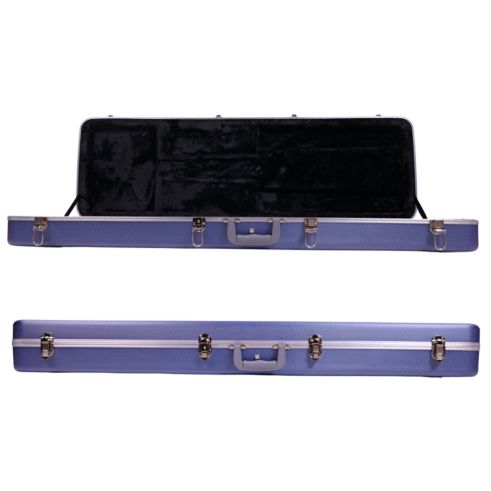 Image of Sqoe ABS Aviation Shock-Absorbing Bass Guitar Case | BC500 blue