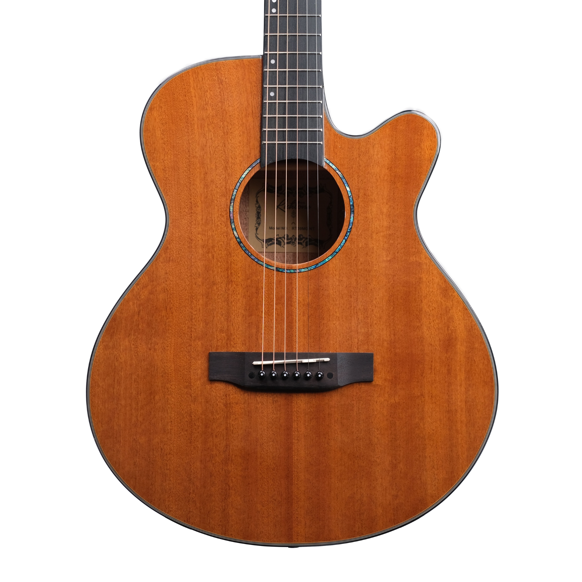 Richtone RT39C MG all Mahogany cutaway guitar Natural gloss