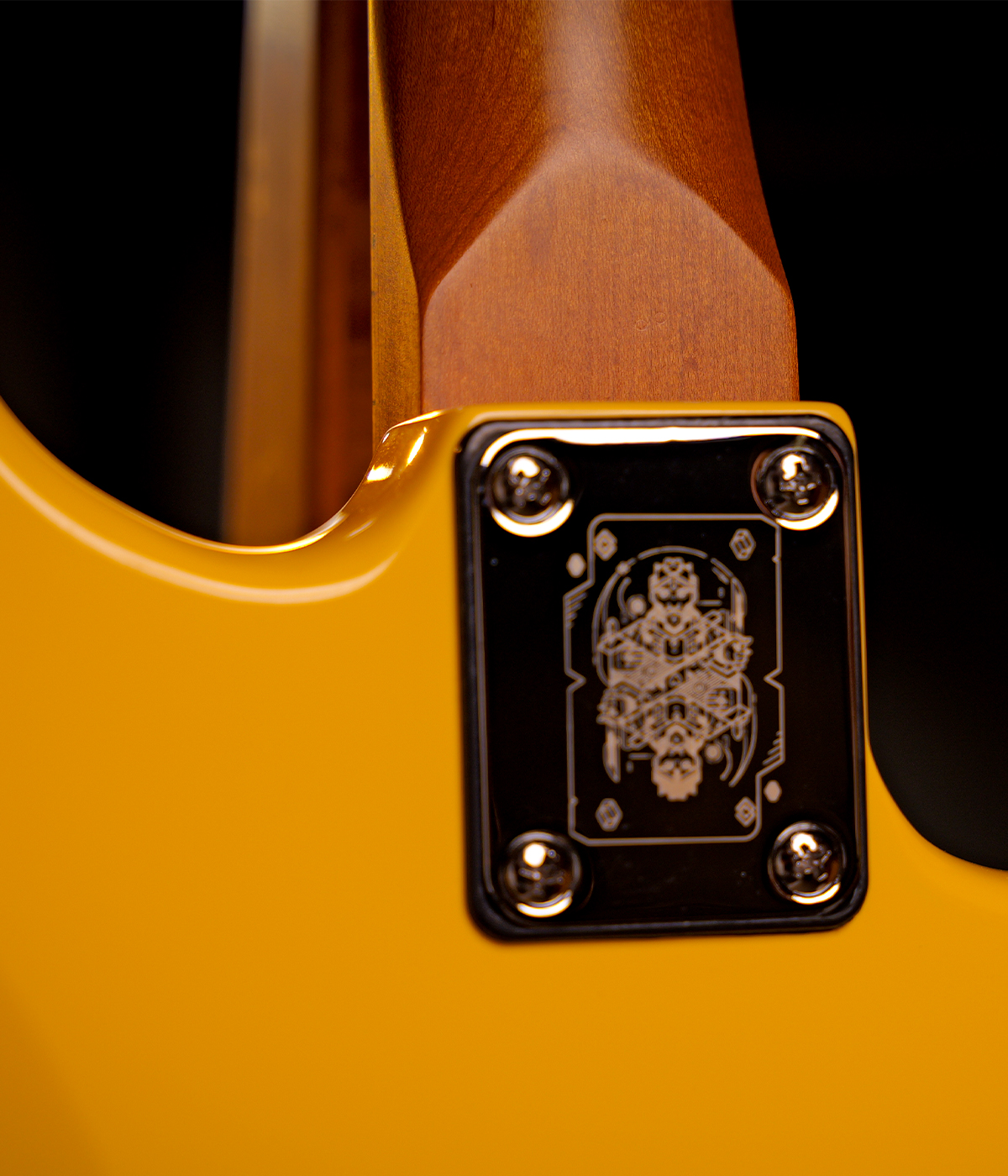 Strydom ST30M Left handed Pastel Yellow HSS Mini Humbucker