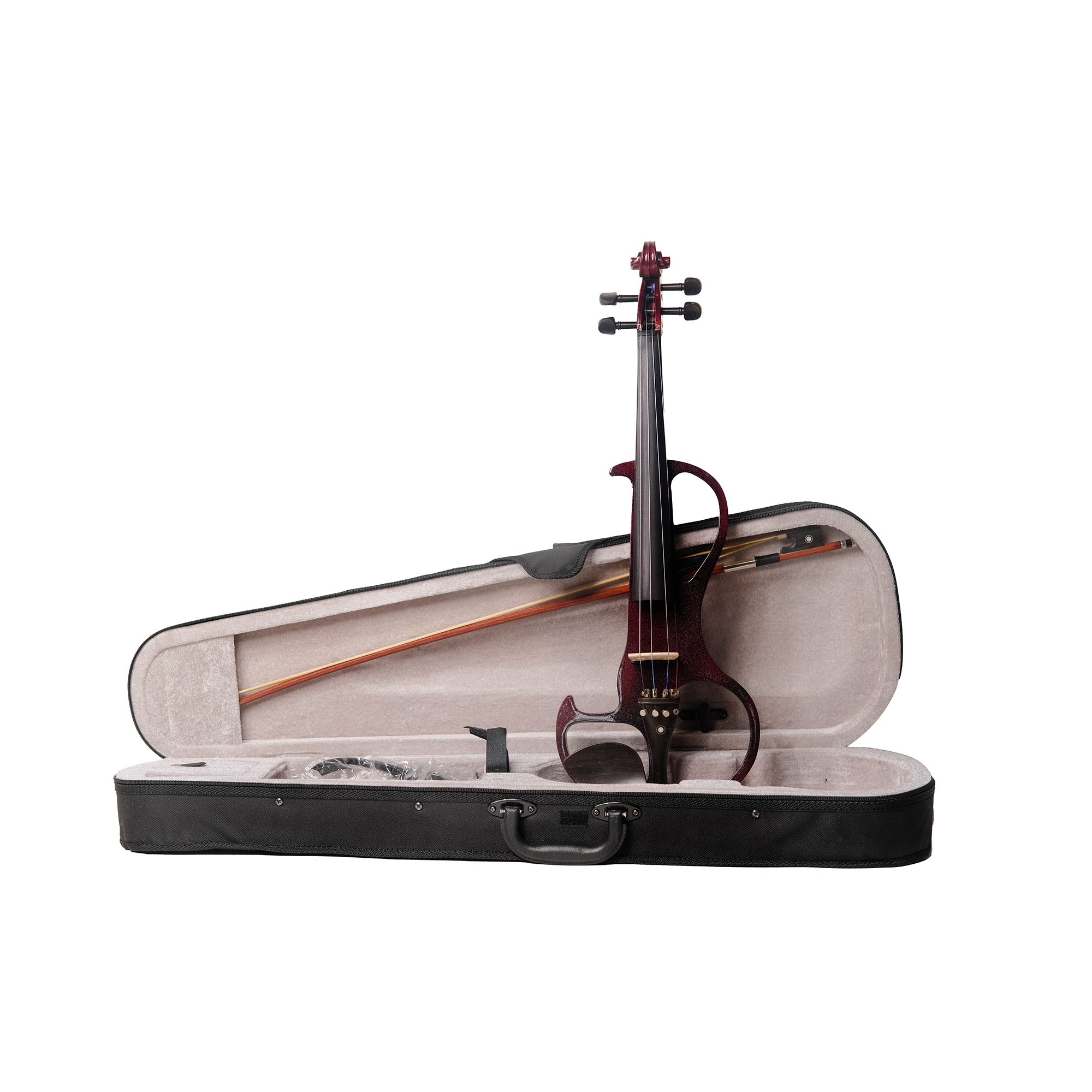 Electric Violin EV 15 WINE RED