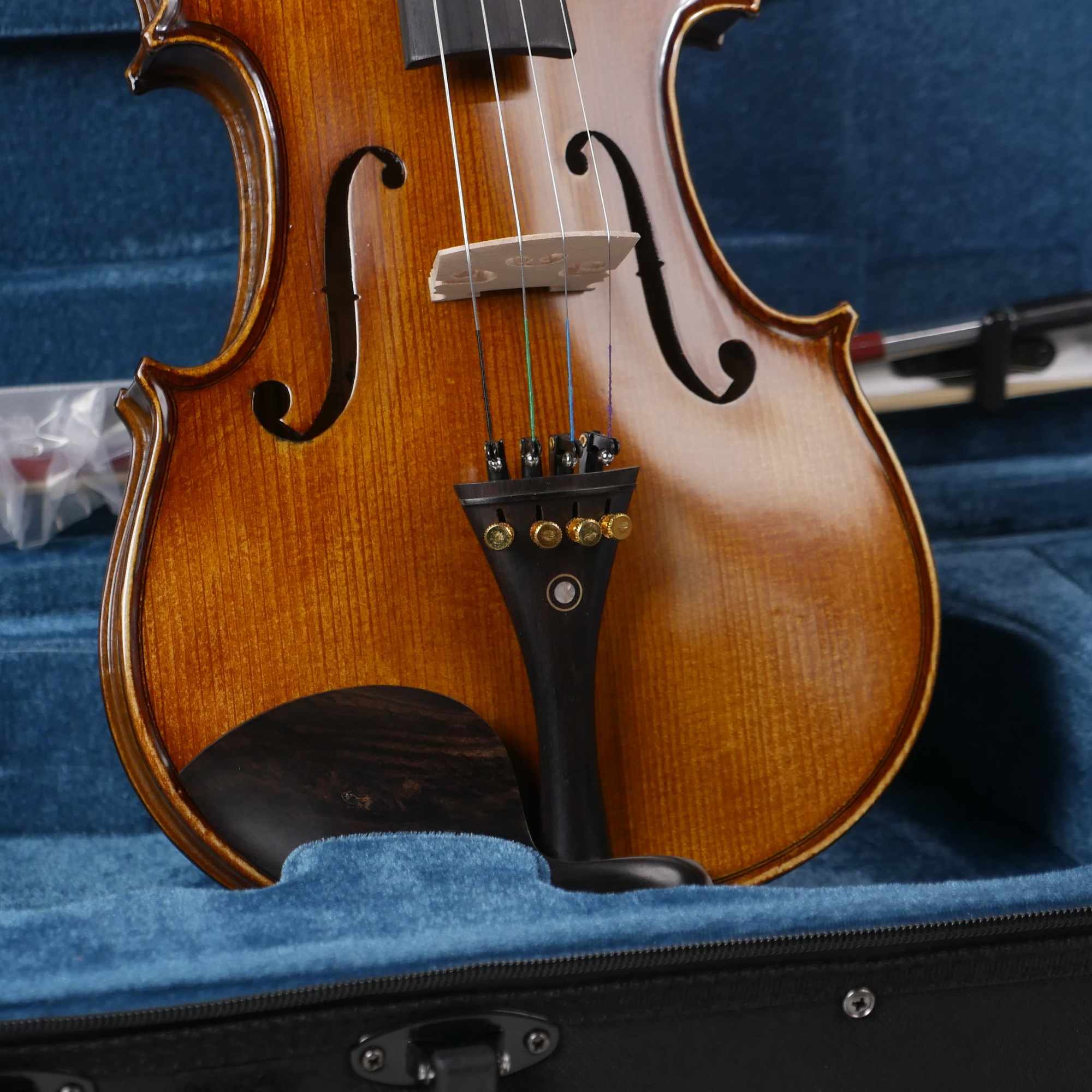 Procraft lumina Premium Handcrafted Violin Solid Spruce Maple Ebony Ember Satin