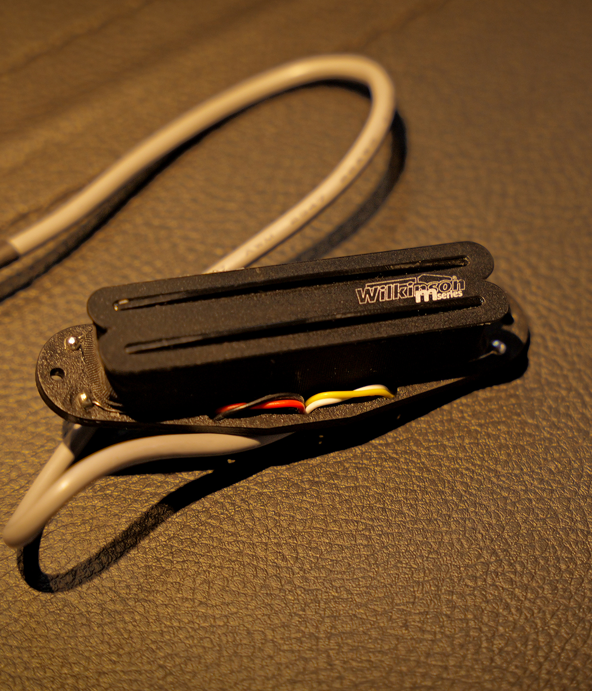 WOTBSn hot rod S style single coil neck wilkinson - Black