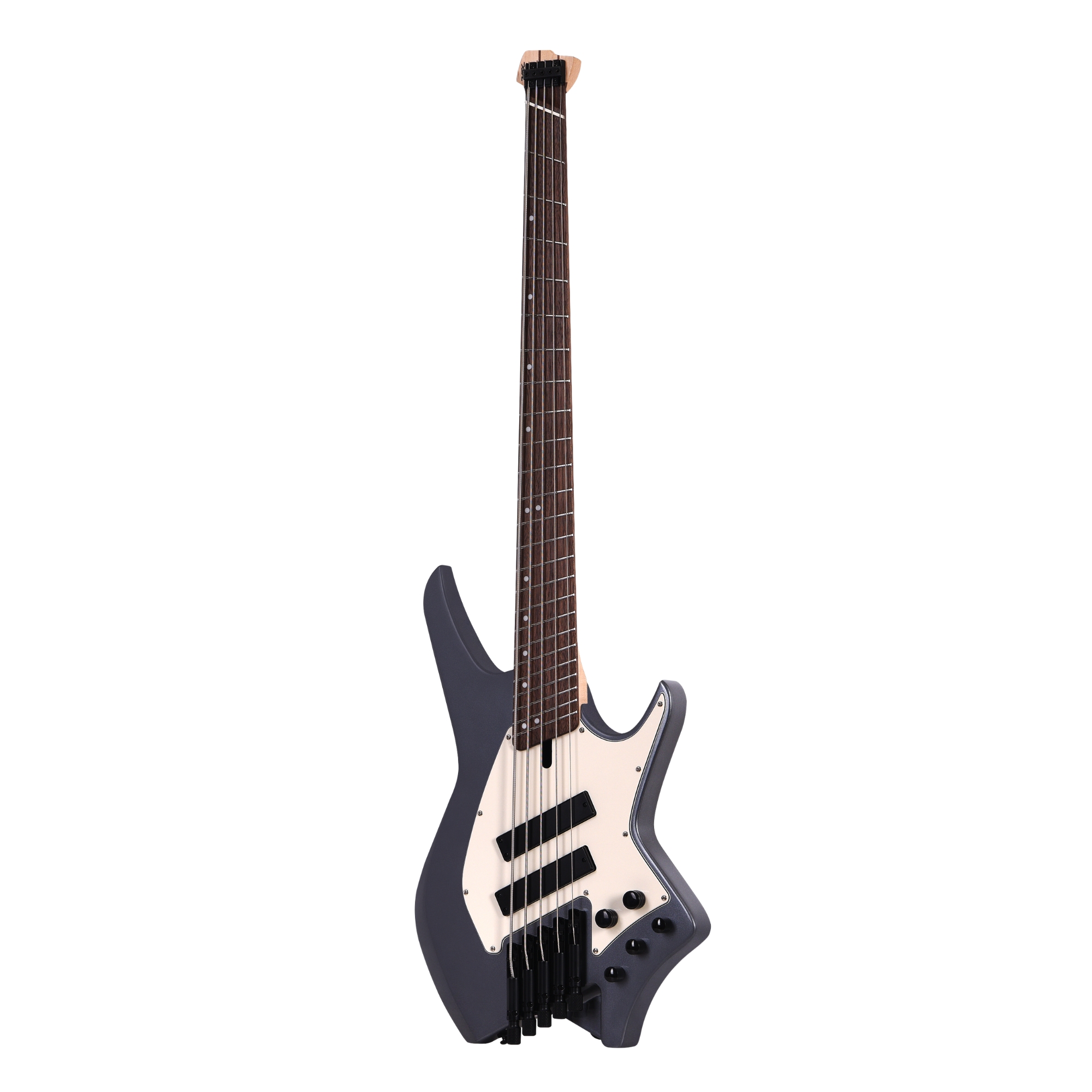 Hex NB505G GMG GUNMETAL GRAY Headless bass 5 string SS frets